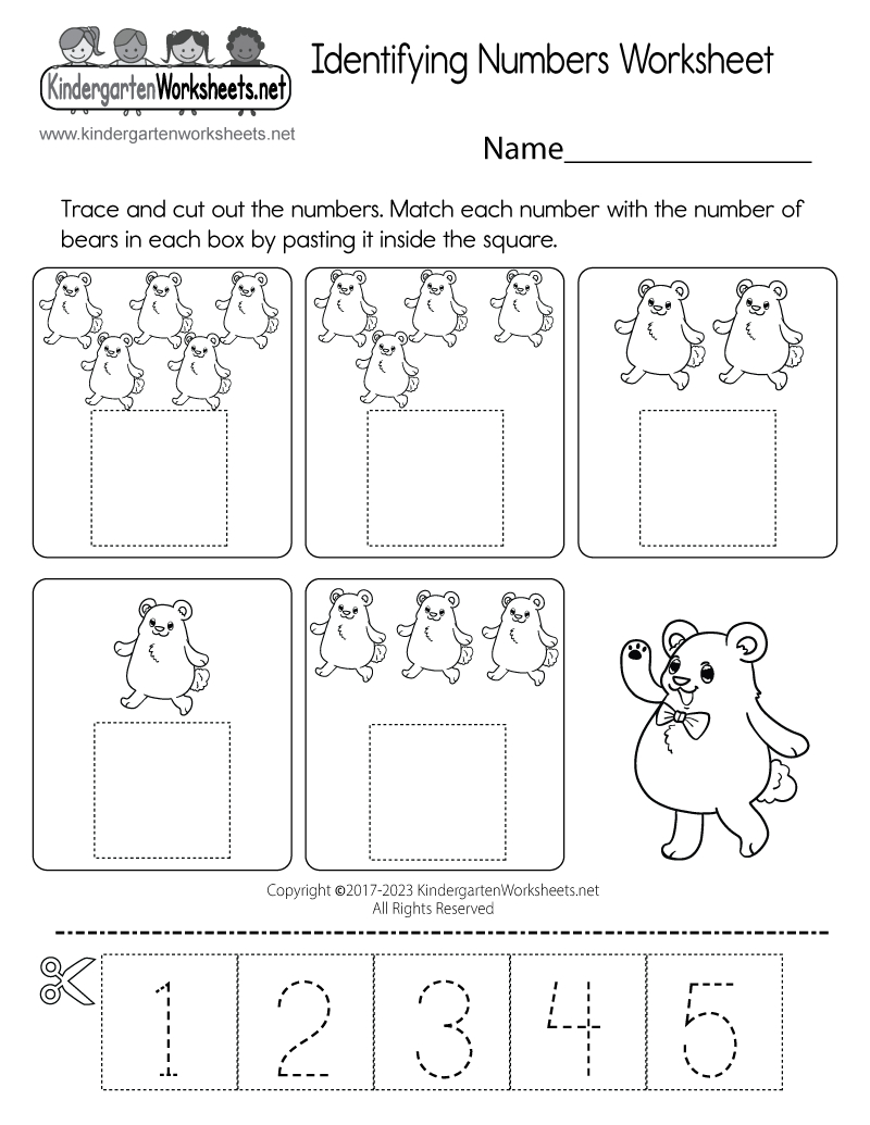 Free Printable Identifying Numbers Worksheet inside Identifying Numbers Worksheet Printable