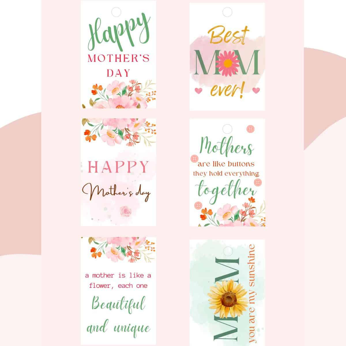 Free Printable Mother&amp;#039;S Day Gift Tags - Chalking Up Success! pertaining to Mothers Day Gift Tags Free Printable