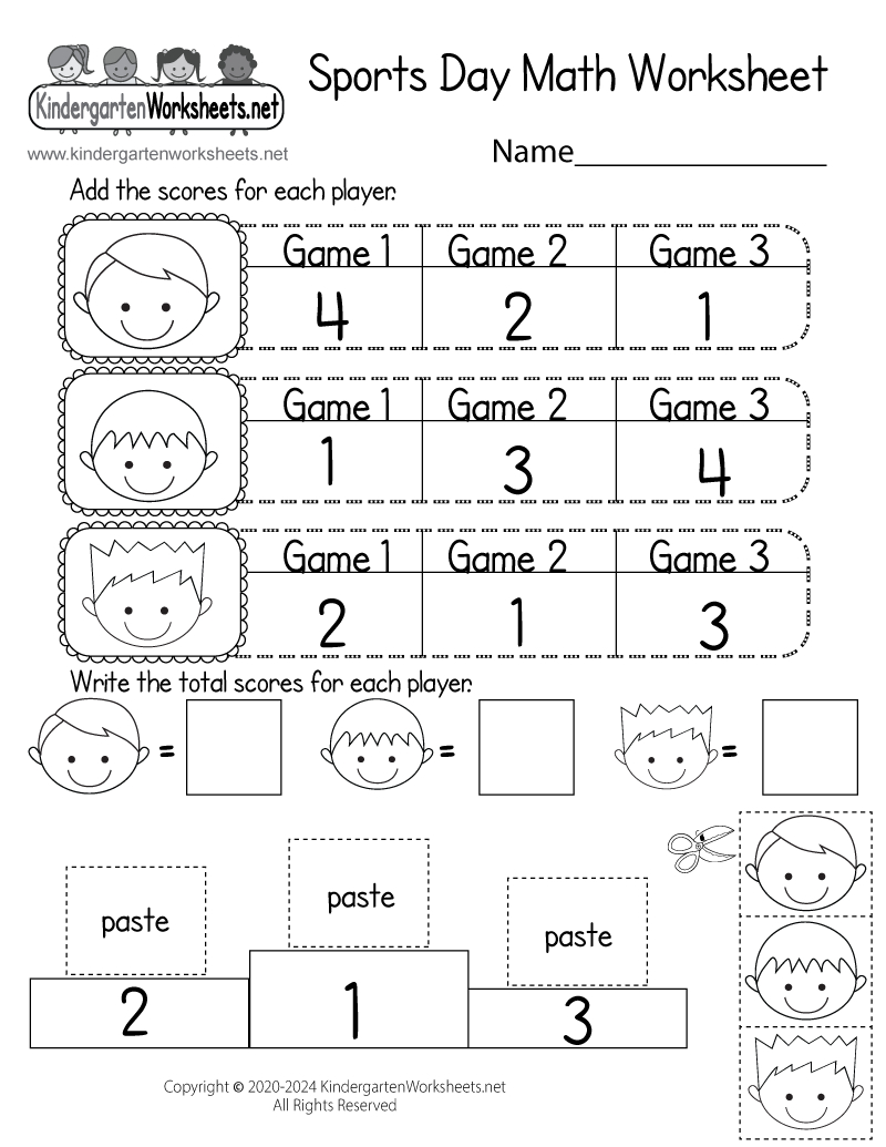 Free Printable Sports Day Math Worksheet regarding Olympics Math Worksheet Printable