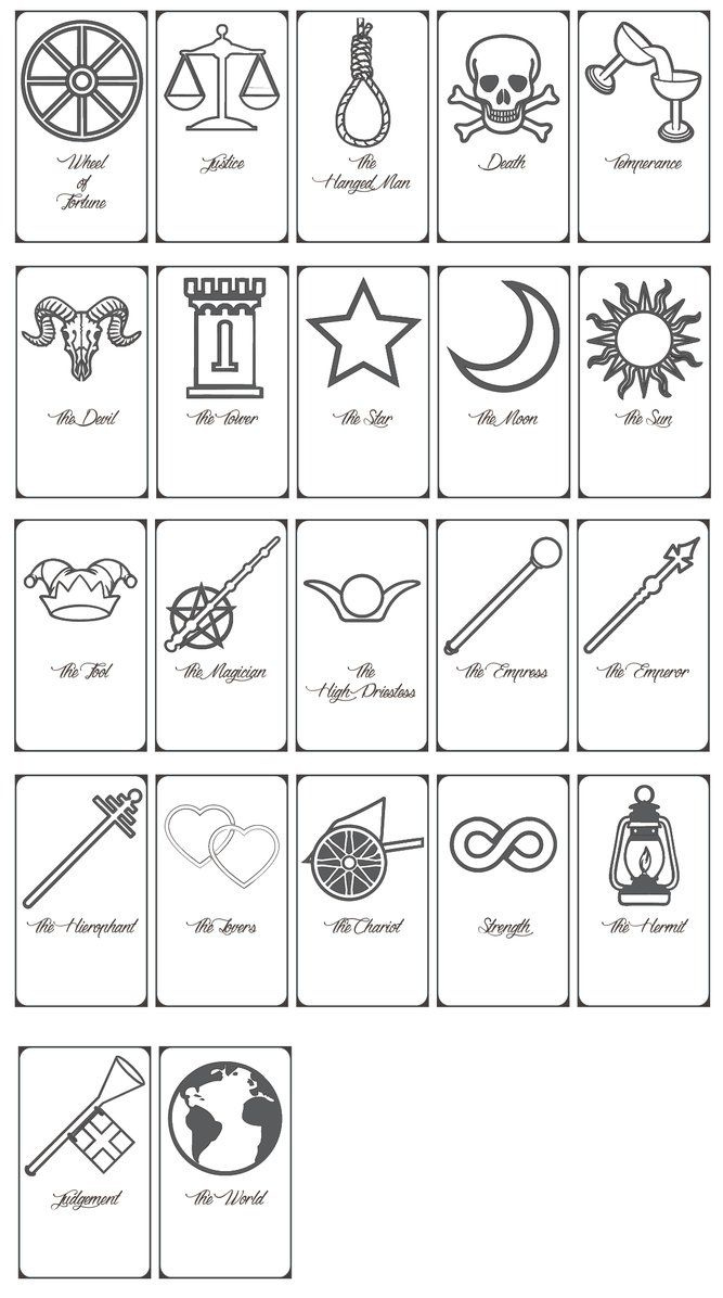 Free Printable Tarot Cards!Keniakittykat On Deviantart for Printable Oracle Cards Free