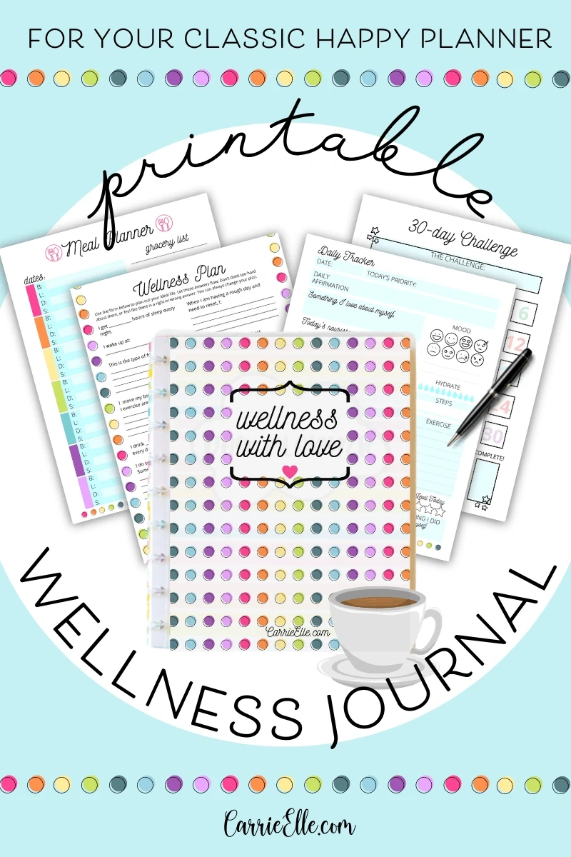 Free Printable Wellness Planner Inserts For Classic Happy Planner inside Happy Planner Printable Free