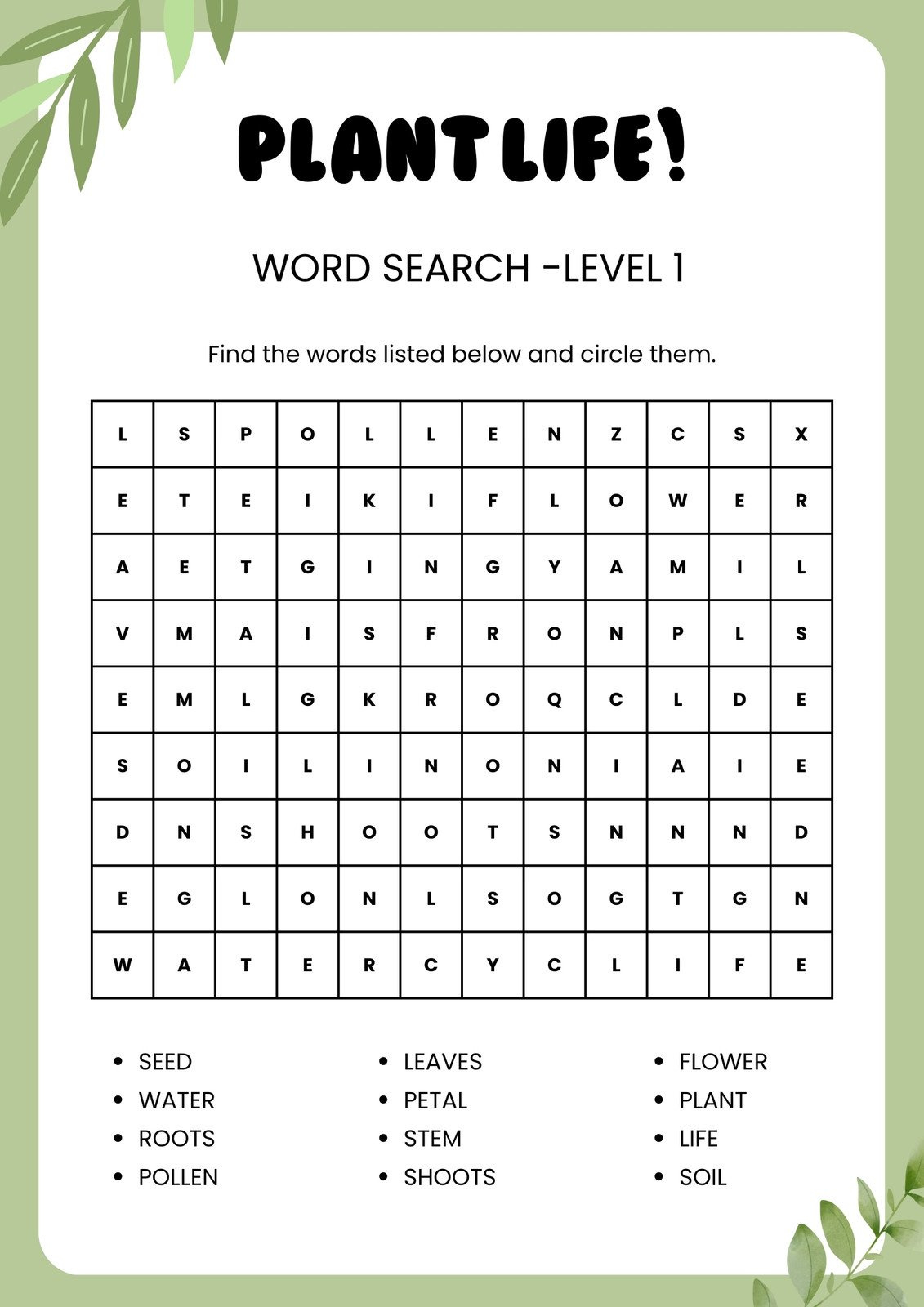 Free Printable Word Search Worksheet Templates | Canva for Printable Word Searches and Crosswords