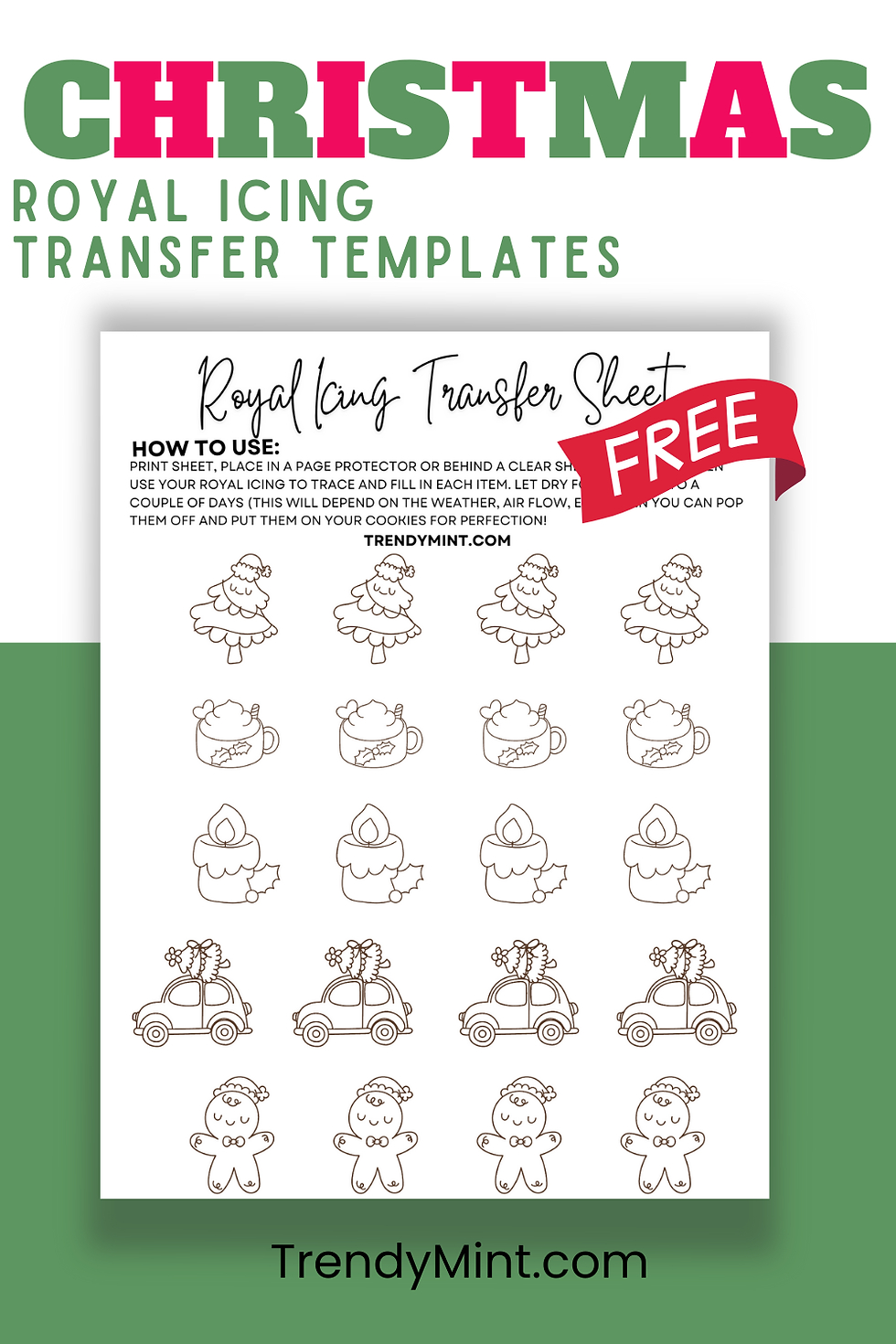 Free Royal Icing Transfer Templates | Perfect For Cookie Designs intended for Free Printable Royal Icing Transfer Sheets