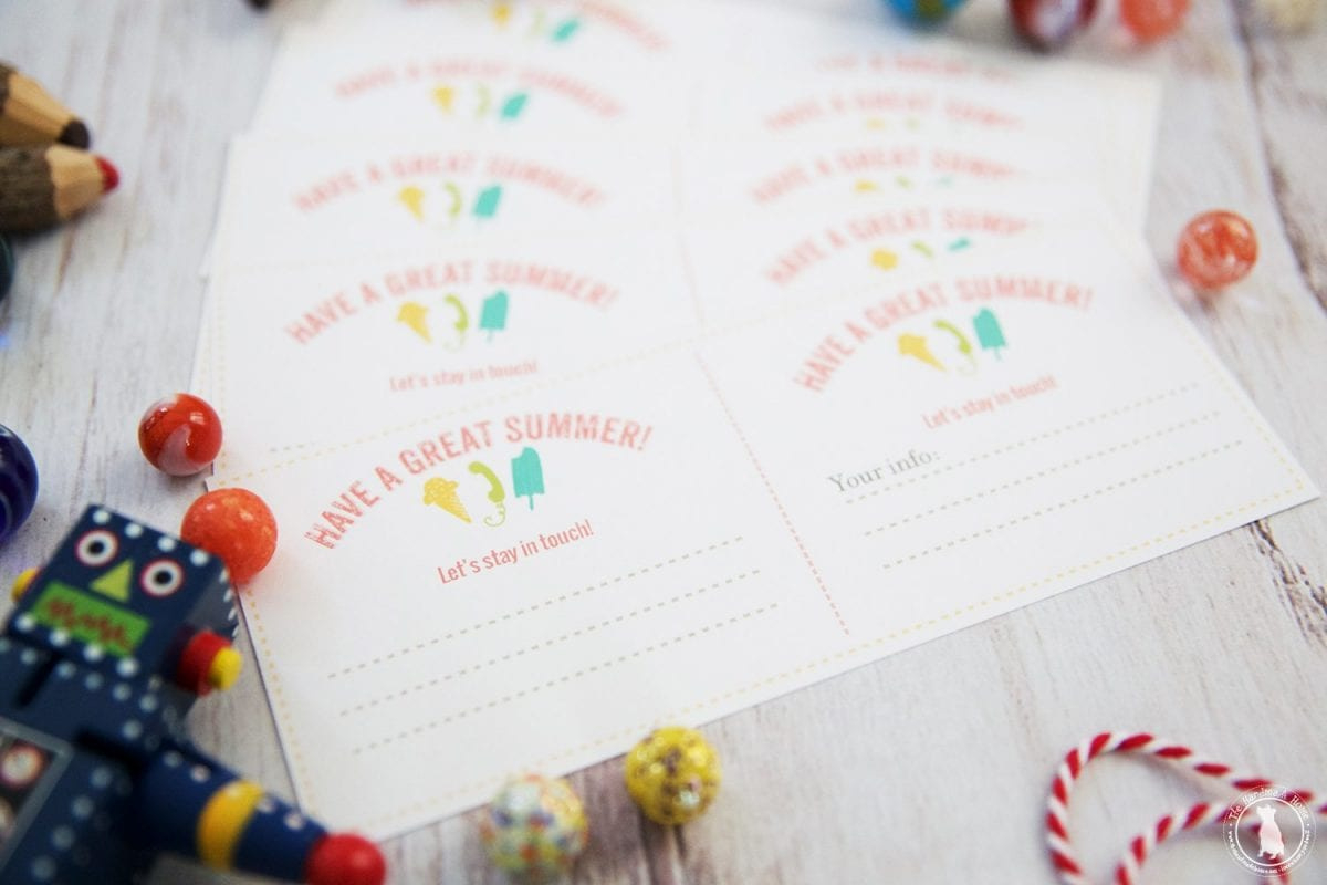 Free Stay In Touch Printables - The Handmade Home with Free Printable Keep In Touch Cards