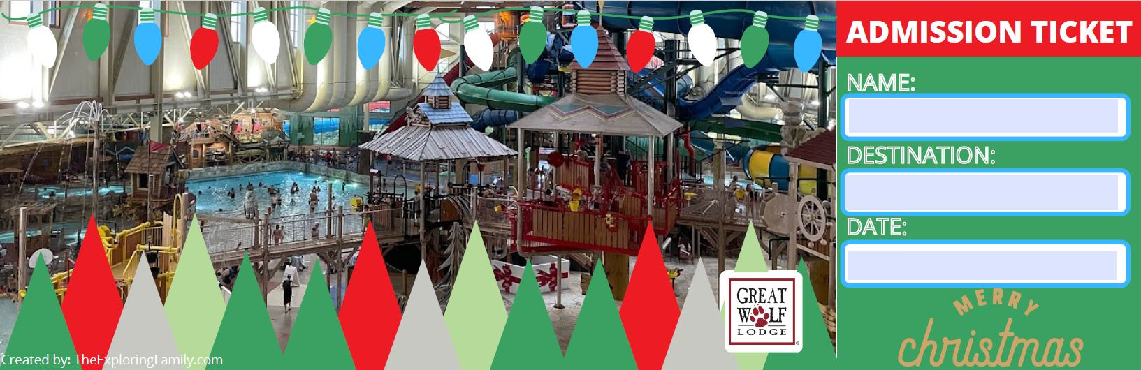 Free Surprise Ticket Template For Great Wolf Lodge - The Exploring intended for Great Wolf Lodge Surprise Printable Free