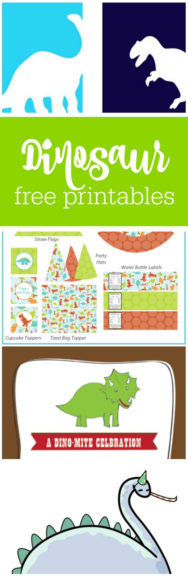 Freebie Friday: 13 Dinosaur Party Free Printables - The Party Teacher inside Free Dinosaur Birthday Printables