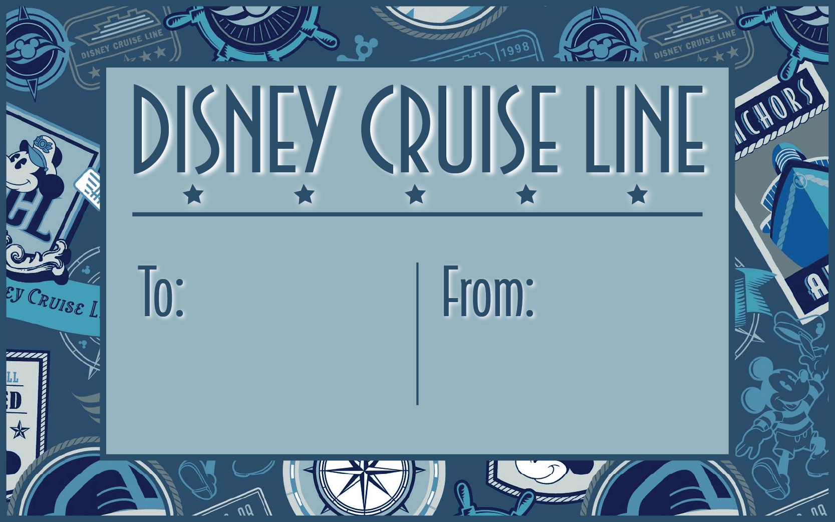 Friday Freebie: Fish Extender Gift Tags - The Disney Cruise Family throughout Free Printable Fish Extender Tags