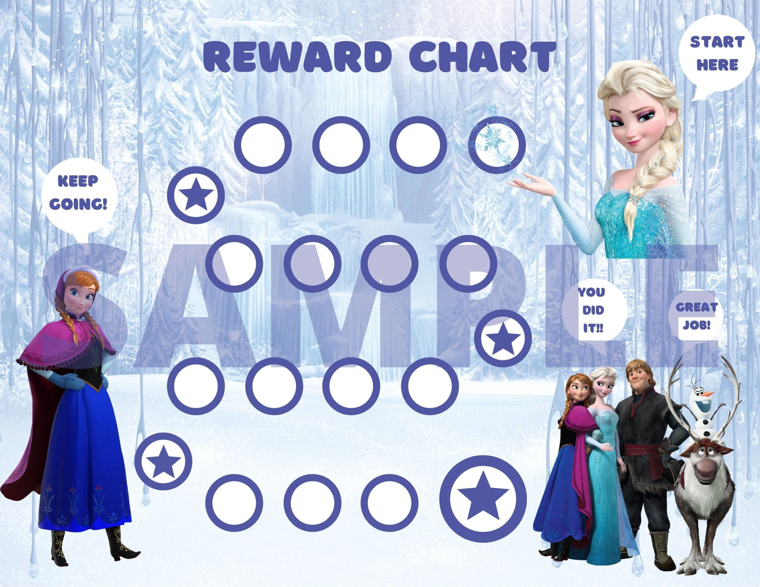 Frozen Potty Chart | Frozen Reward Chart | Frozen Task Chart intended for Free Printable Frozen Potty Training Chart