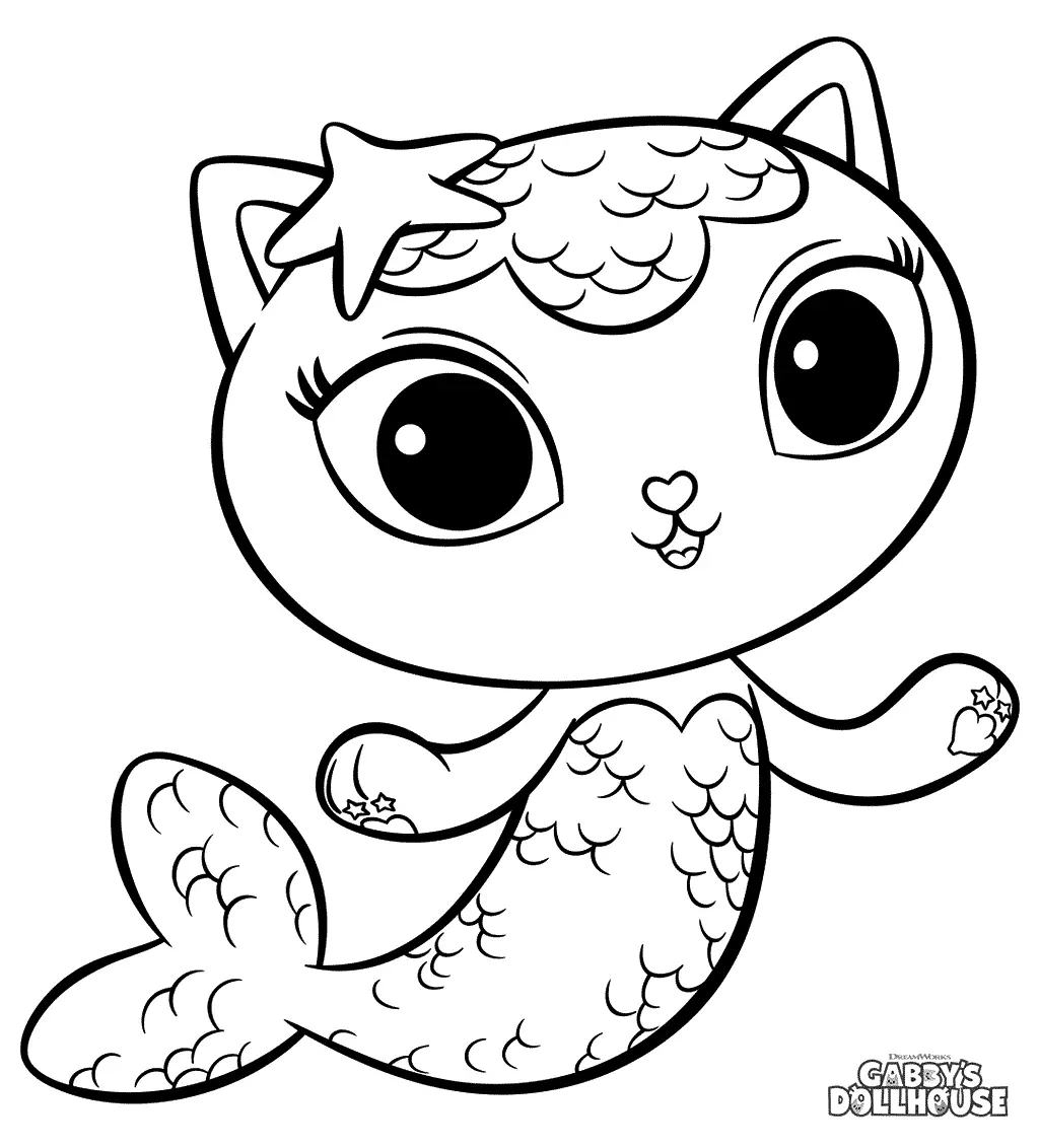 Gabby S Dollhouse Coloring Pages To Print - Free Printable in Free Printable Gabby&amp;amp;#039;s Dollhouse Coloring Pages