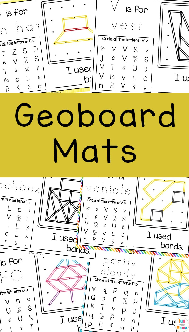 Geoboard Patterns And Mats - Geoboard Activity For Fine Motor intended for Geoboard Patterns Free Printable