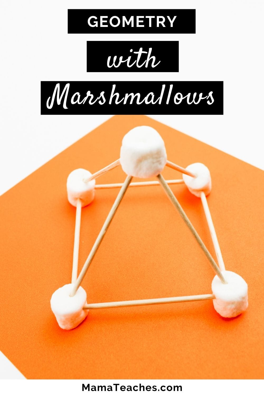 Geometry Activity With Marshmallows - Mama Teaches throughout Free Printable Marshmallow and Toothpick Geometry Cards