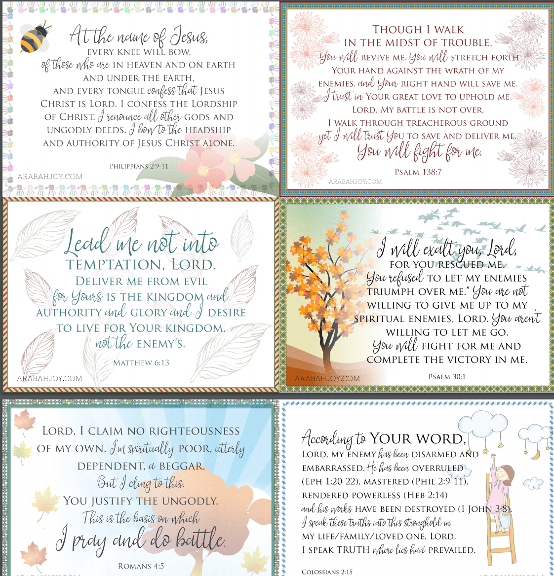 Get These Free Prayer Cards For Your War Room - Arabah regarding War Room Free Printables