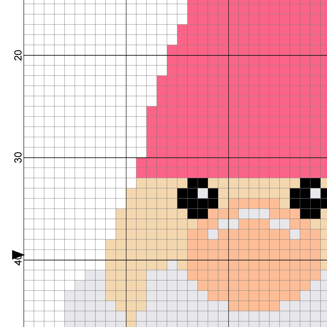 Gnome Cross Stitch Pattern with regard to Free Printable Gnome Cross Stitch Patterns