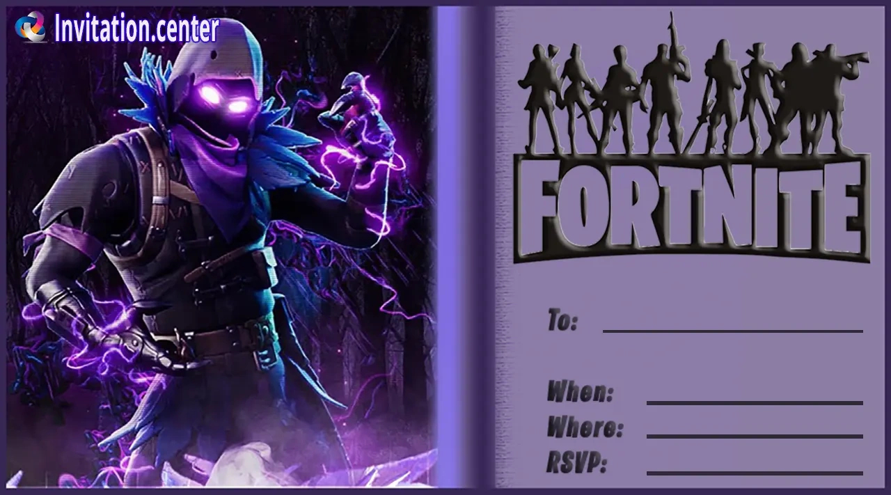Grab Your Free Fortnite Invitation Templates! - Invitation Center inside Downloadable Free Printable Fortnite Invitations
