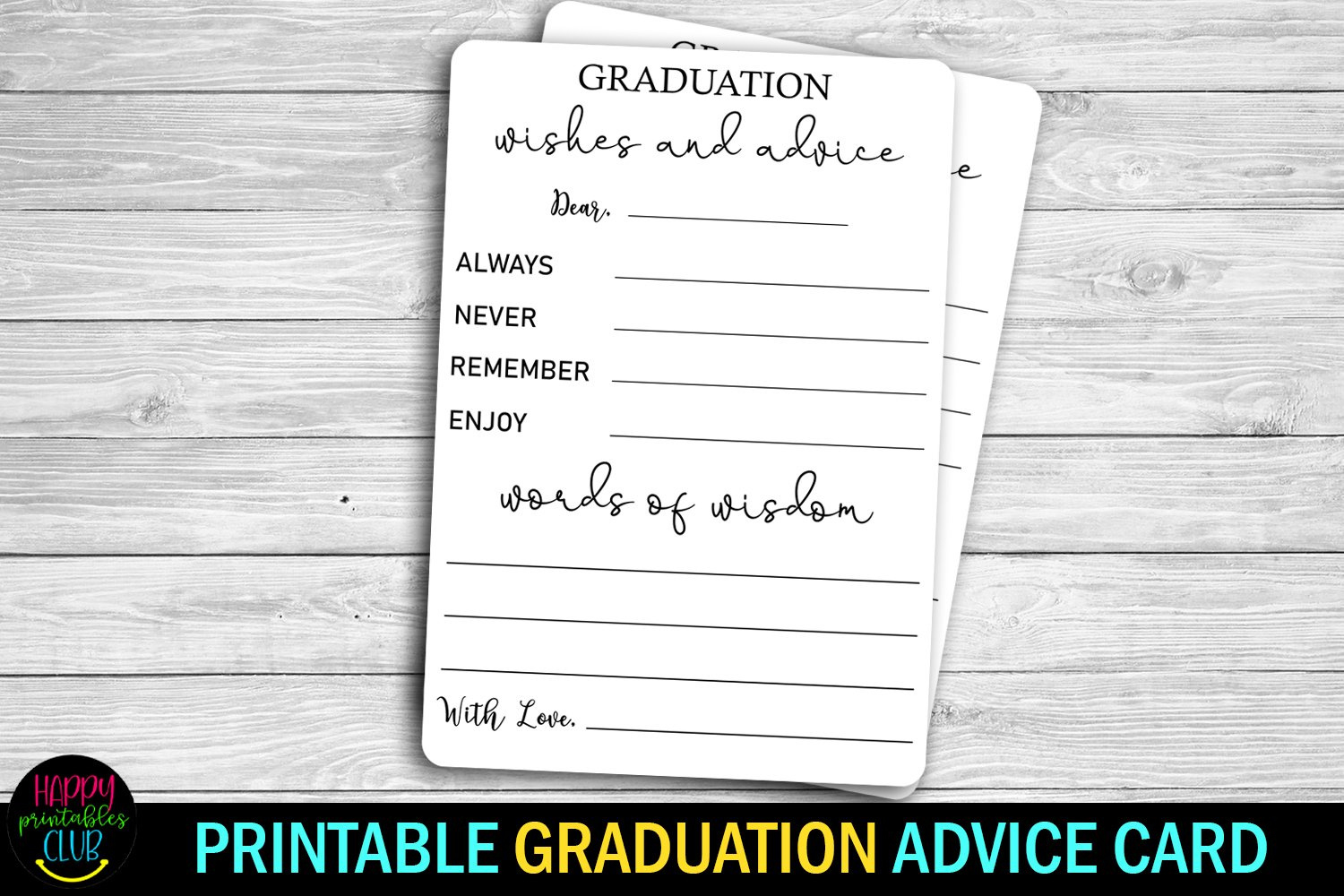 Graduation Advice Cards - Wishes Advice For Graduation Card throughout Free Printable Words of Wisdom Cards Graduation