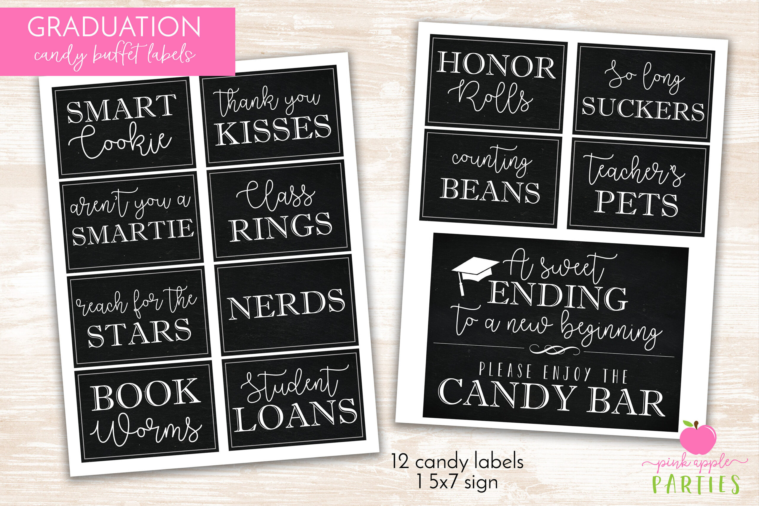 Graduation Candy Labels - Printable Graduation Party - Candy with regard to Free Printable Graduation Candy Buffet Signs