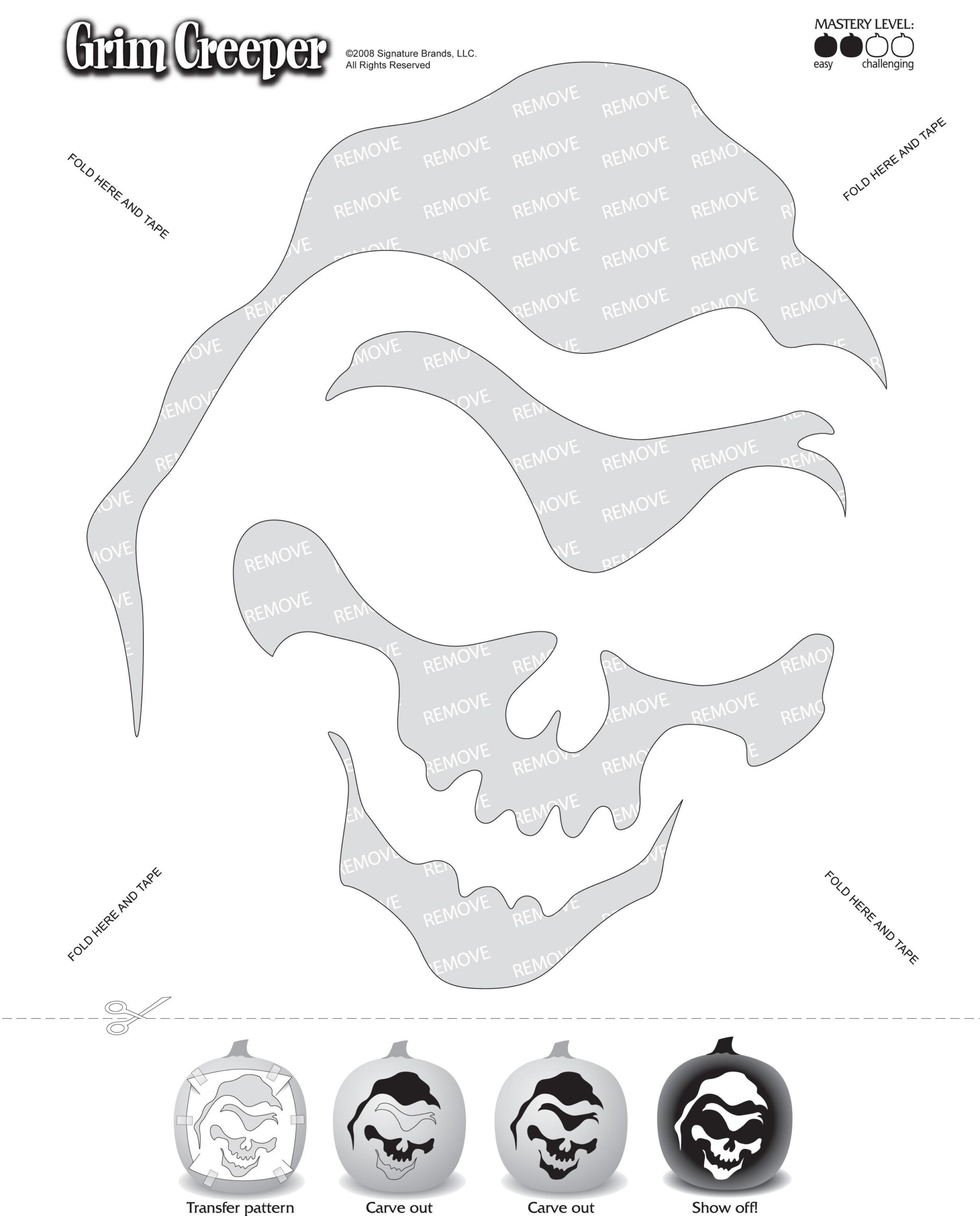 Grim Reaper (Free Pumpkin Stencil - Pumpkin Pattern - Pumpkin throughout Printable Grim Reaper Pumpkin Stencil