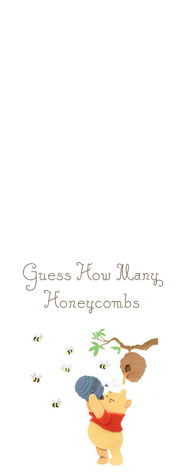 Guess How Many Honeycombs | Tented Card Displayed For Baby S… | Flickr intended for Guess How Many Honeycombs Free Printable