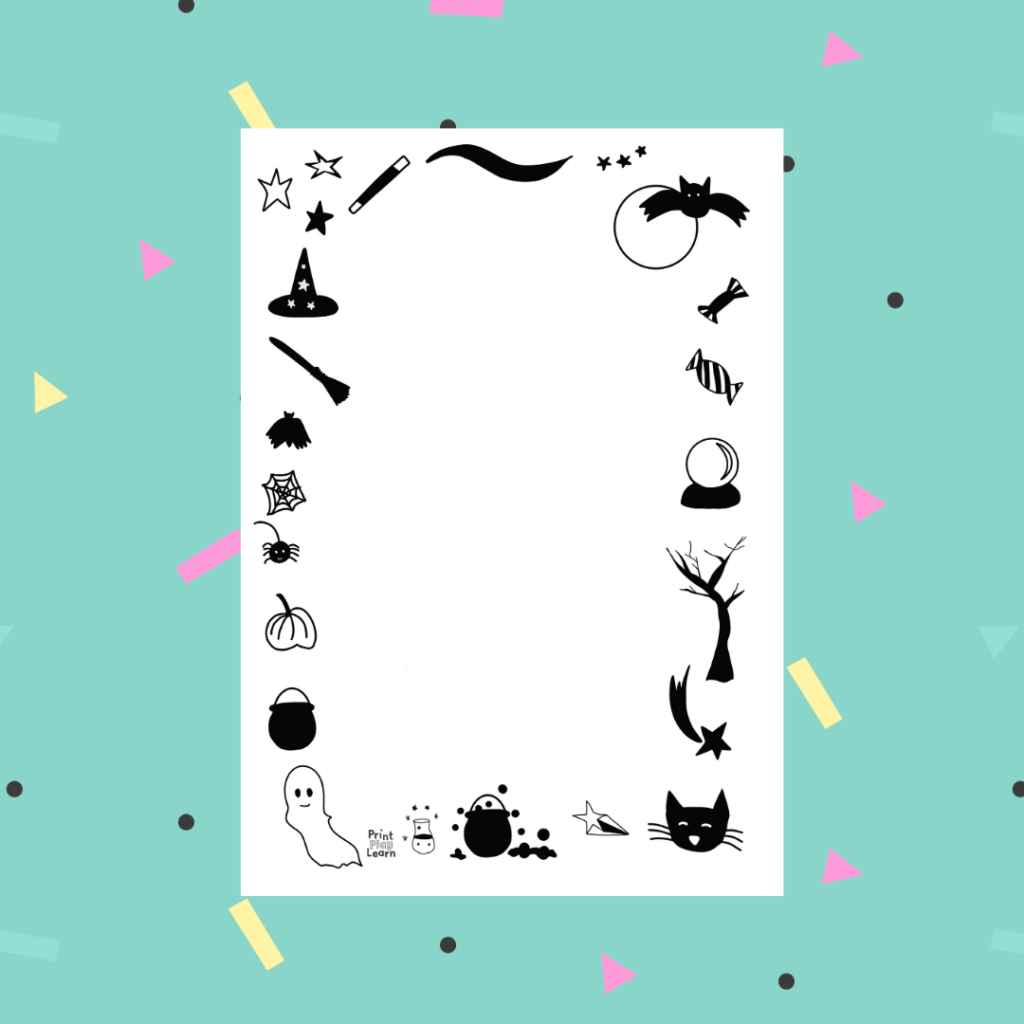 Halloween Writing Paper - Printable Teaching Resources - Print intended for Halloween Writing Paper Free Printable