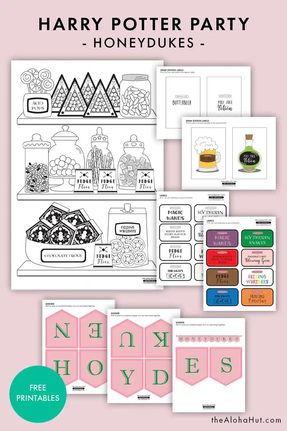 Harry Potter Party Decor And Labels For Honeydukes Store - The with regard to Free Printable Honeydukes Logo