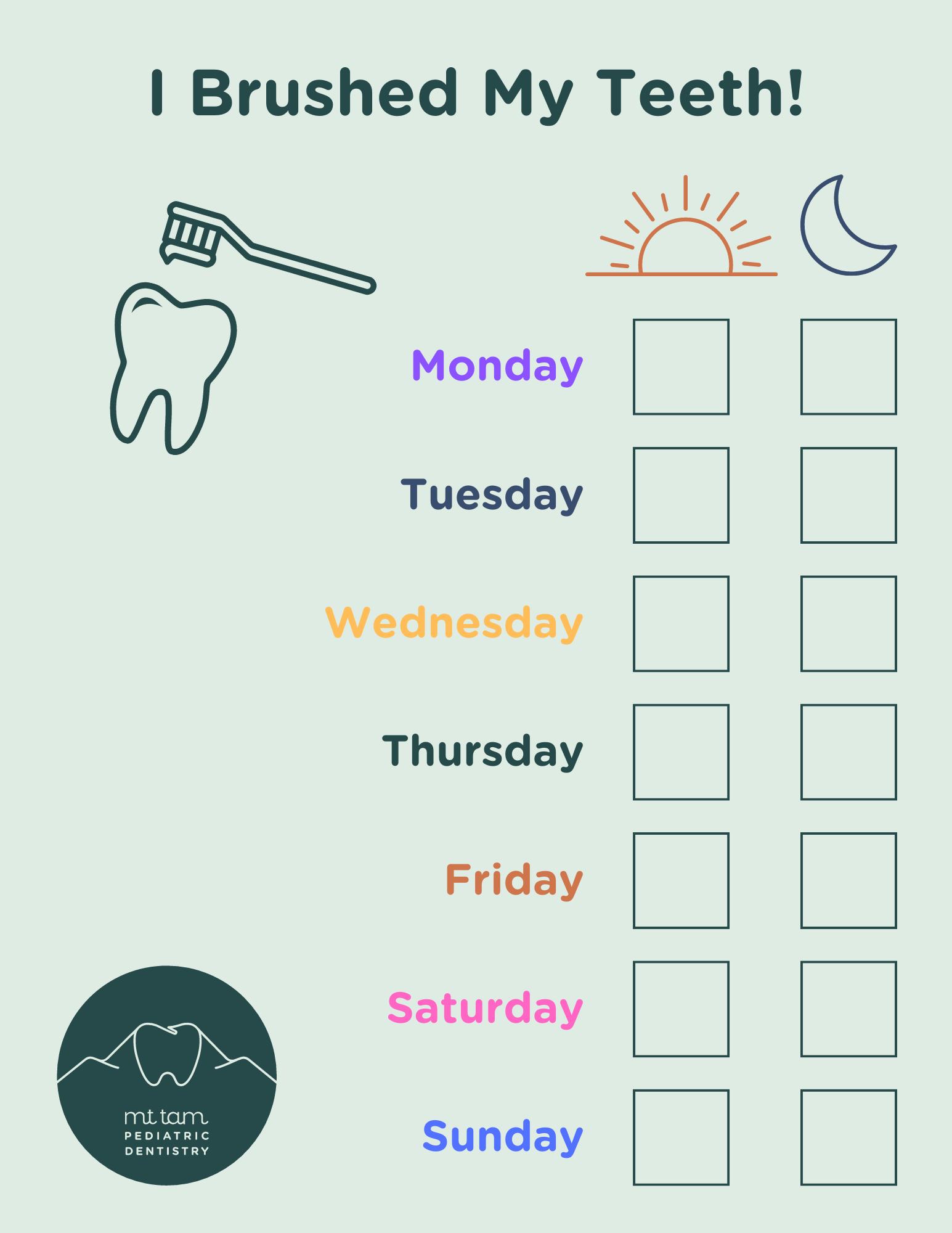 How Often Should My Child Brush? Plus, Free Toothbrushing Chart with regard to Free Printable Tooth Brushing Chart
