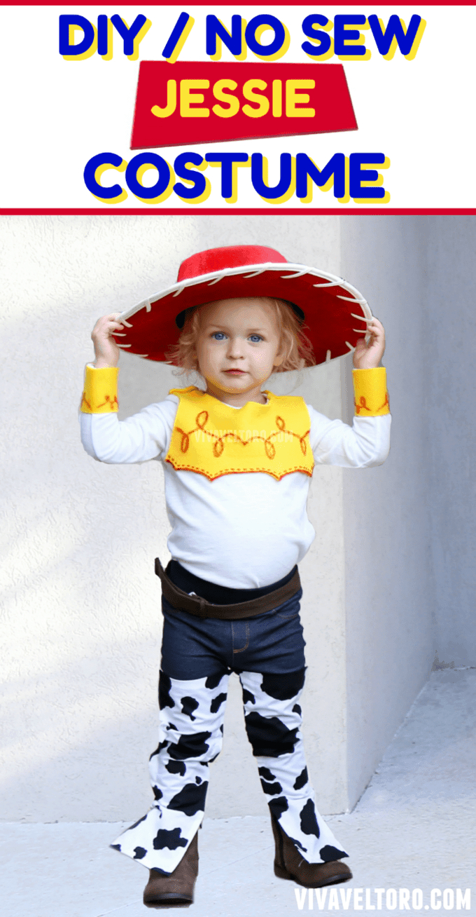 How To Make A Jessie Toy Story Costume. No Sewing Required! - Viva regarding Printable Jessie Toy Story Shirt Pattern