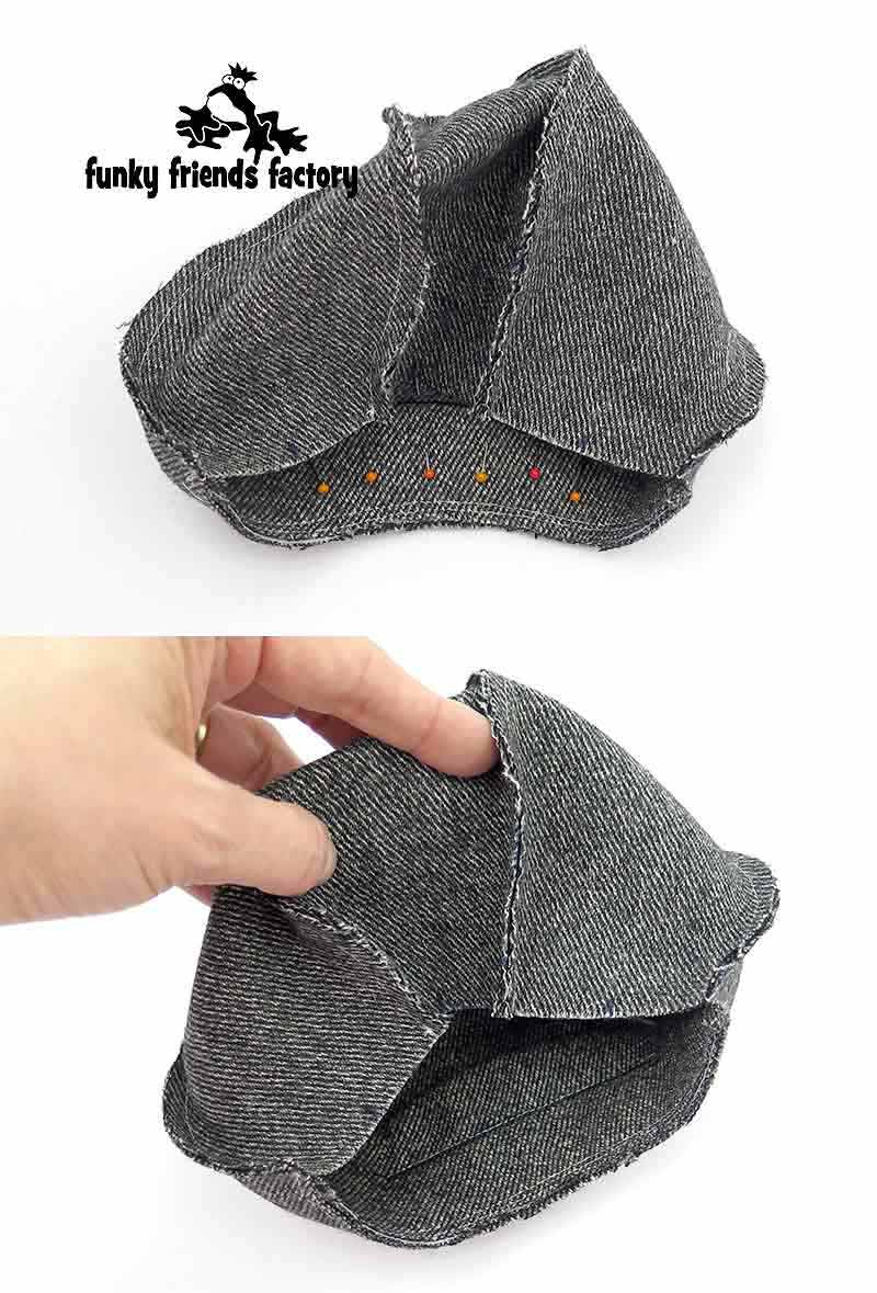 How To Sew A Flat Cap For A Teddy Bear! | Funky Friends Factory in Printable Flat Cap Pattern Free