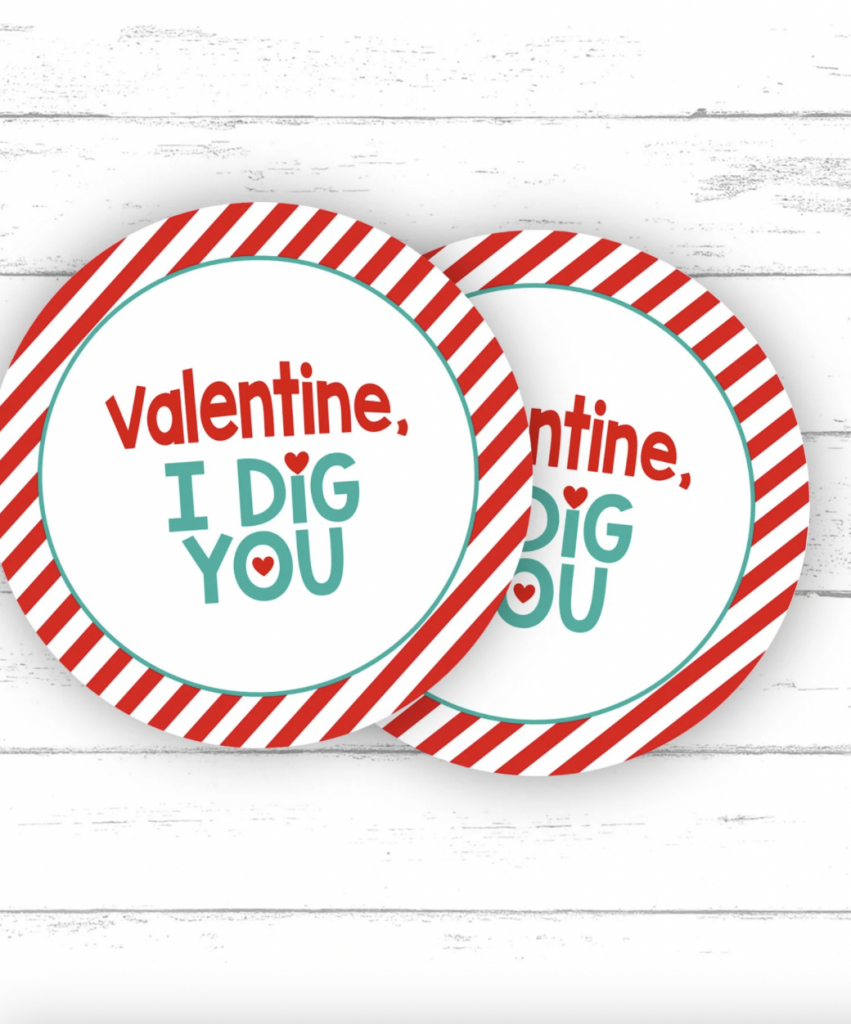 I Dig You Valentine | Nobiggie regarding I Dig You Valentine Free Printable