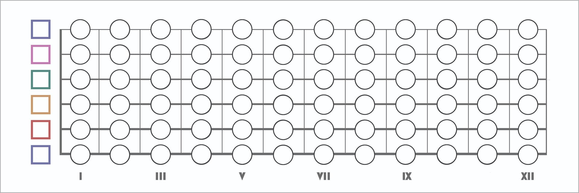 I Made An Empty Fretboard Diagram To Practice Notes On Fretboard for Free Printable Guitar Fretboard Notes