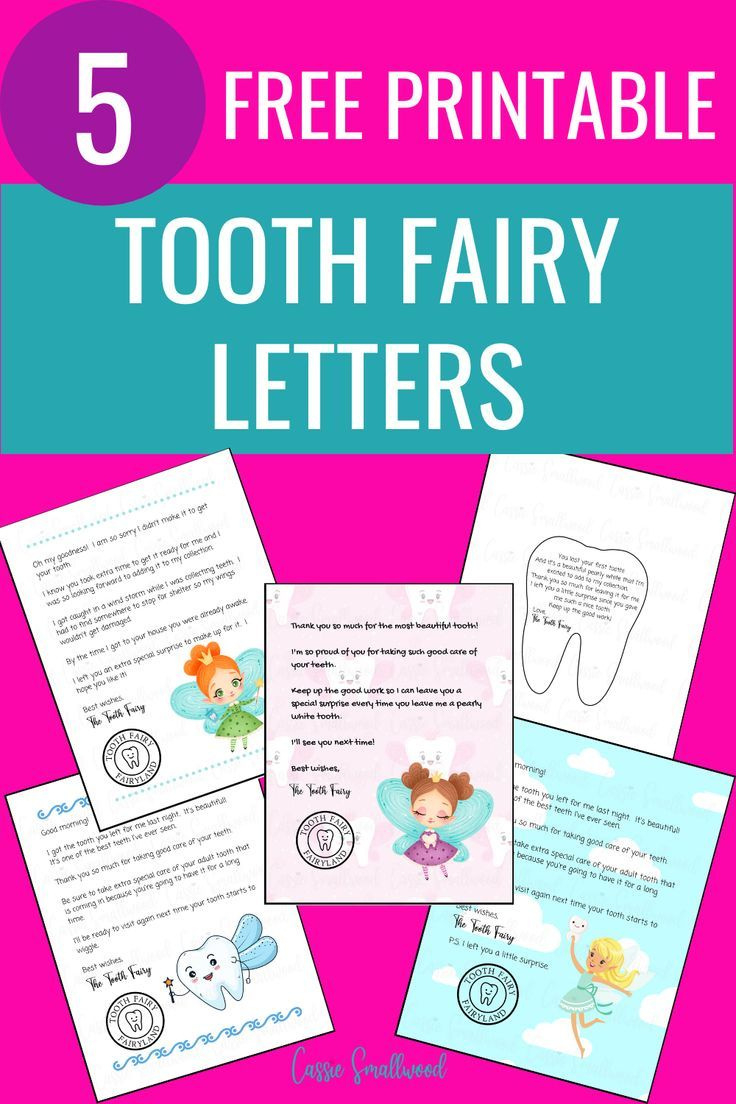 Insanely Cute Letters From The Tooth Fairy For Boys And Girls regarding Free Printable Mini Tooth Fairy Letter