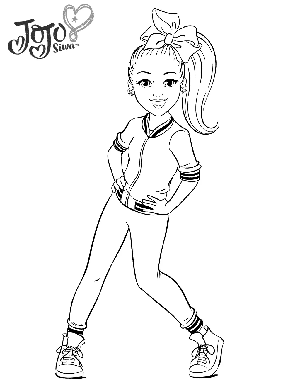 Jojo Siwa Coloring Pages To Print - Free Printable Coloring Pages intended for Free Printable Jojo Siwa Coloring Pages
