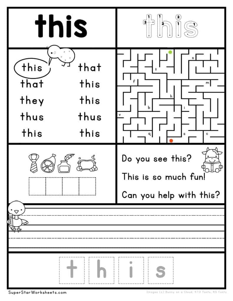 Kindergarten Worksheets - Superstar Worksheets intended for Printable Kindergarten English Worksheets