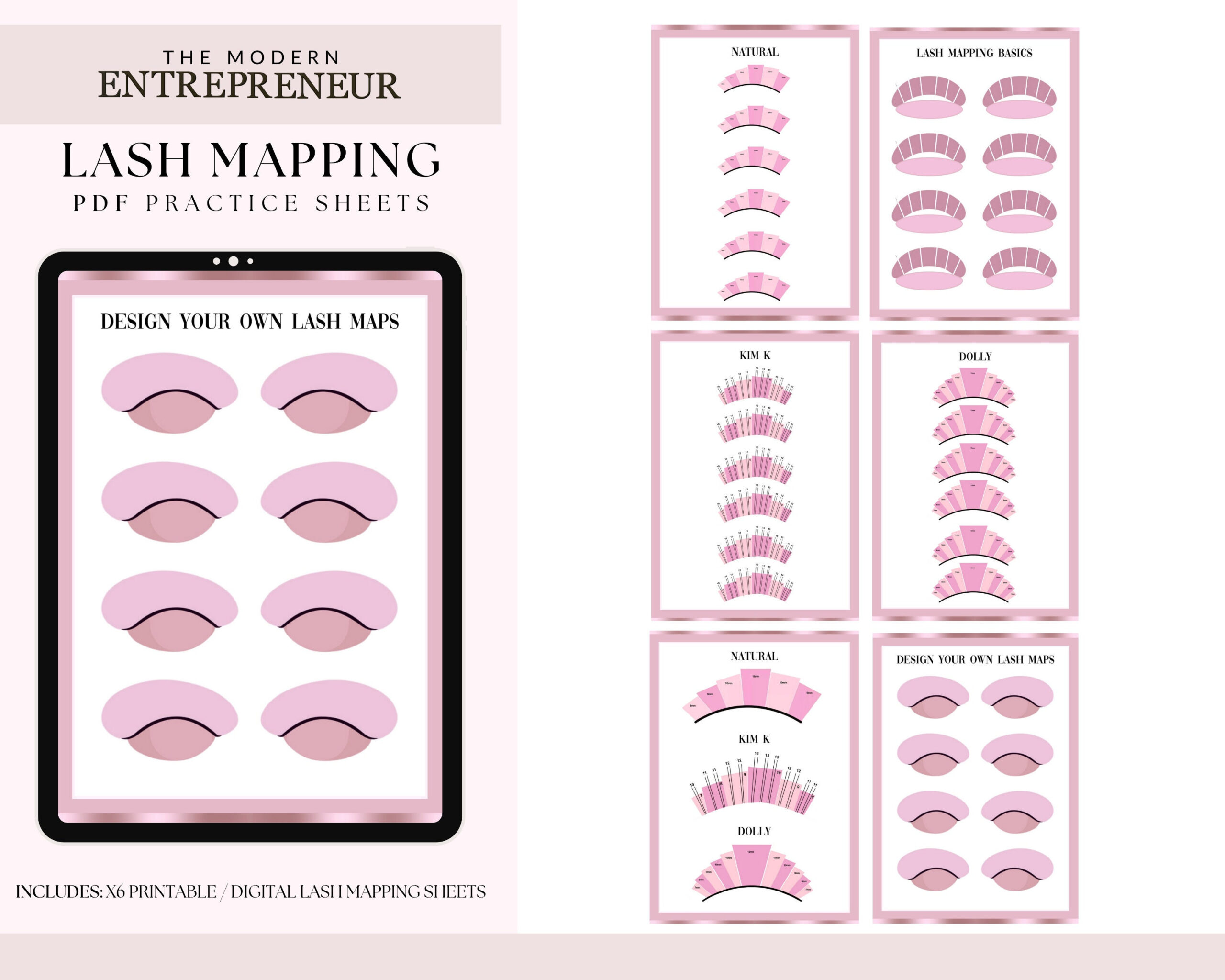 Lash Map Printables, Simple Lash Map Practice For Students pertaining to Printable Lash Mapping Template