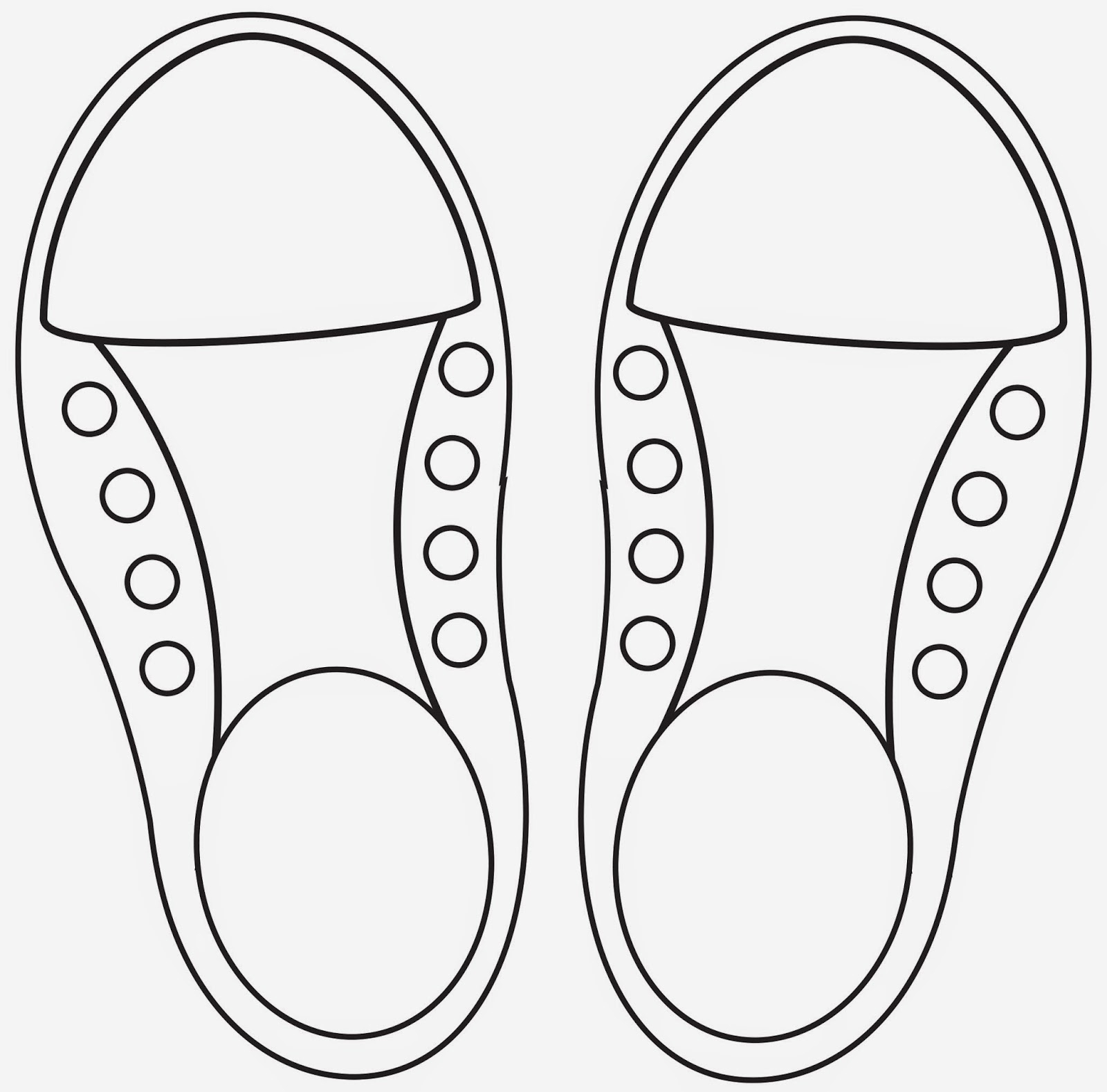 Learning To Lace And Tie Your Shoe Craft - Repeat Crafter Me in Free Printable Shoe Lacing Template
