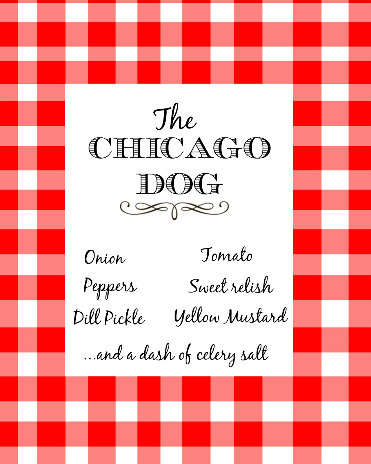 Life As The Coats: Hot Dog Bar Printables regarding Free Printable Hot Dog Bar Menu Printables