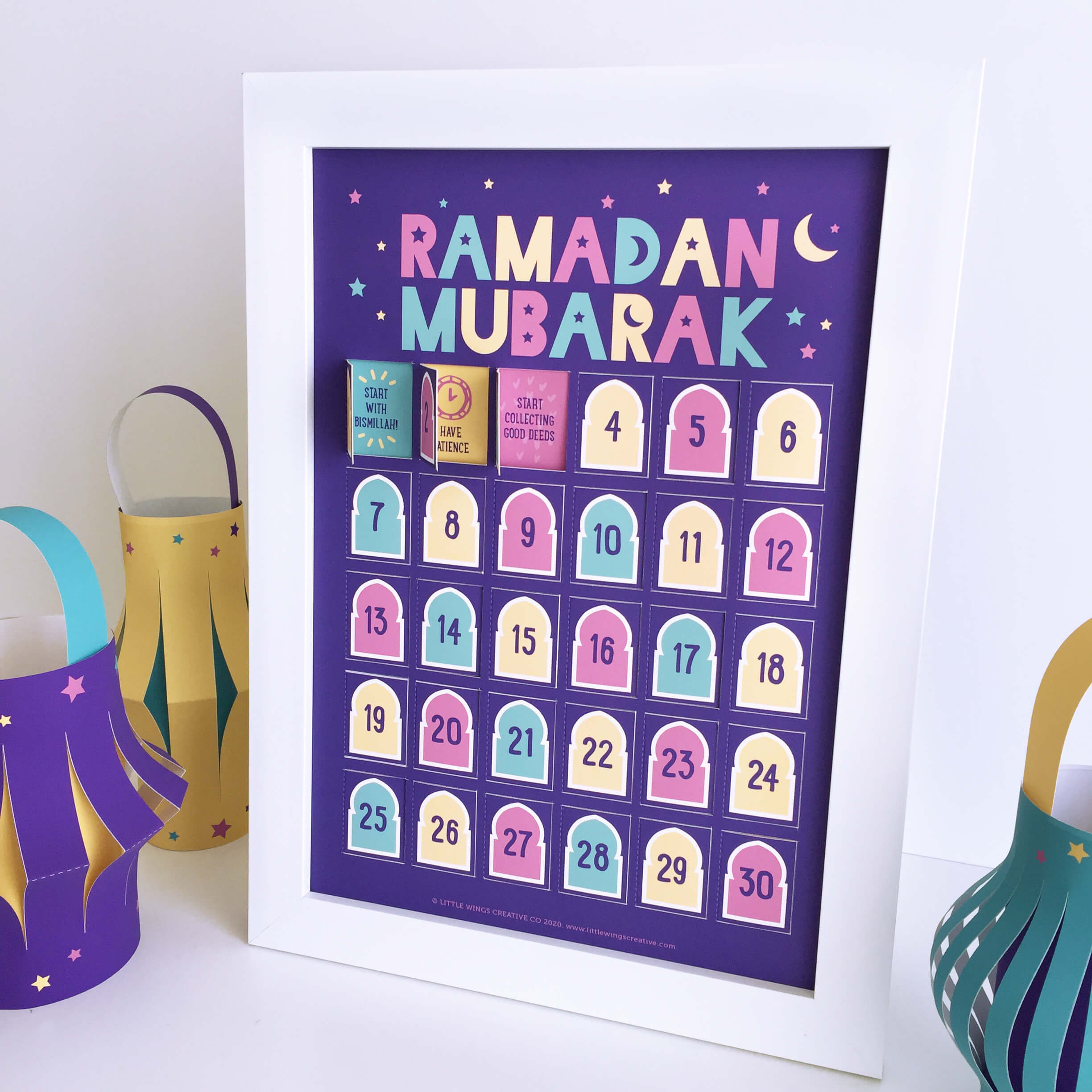 Little Printable Library - Little Wings Creative Colittle Wings in Ramadan Banner Printable Free