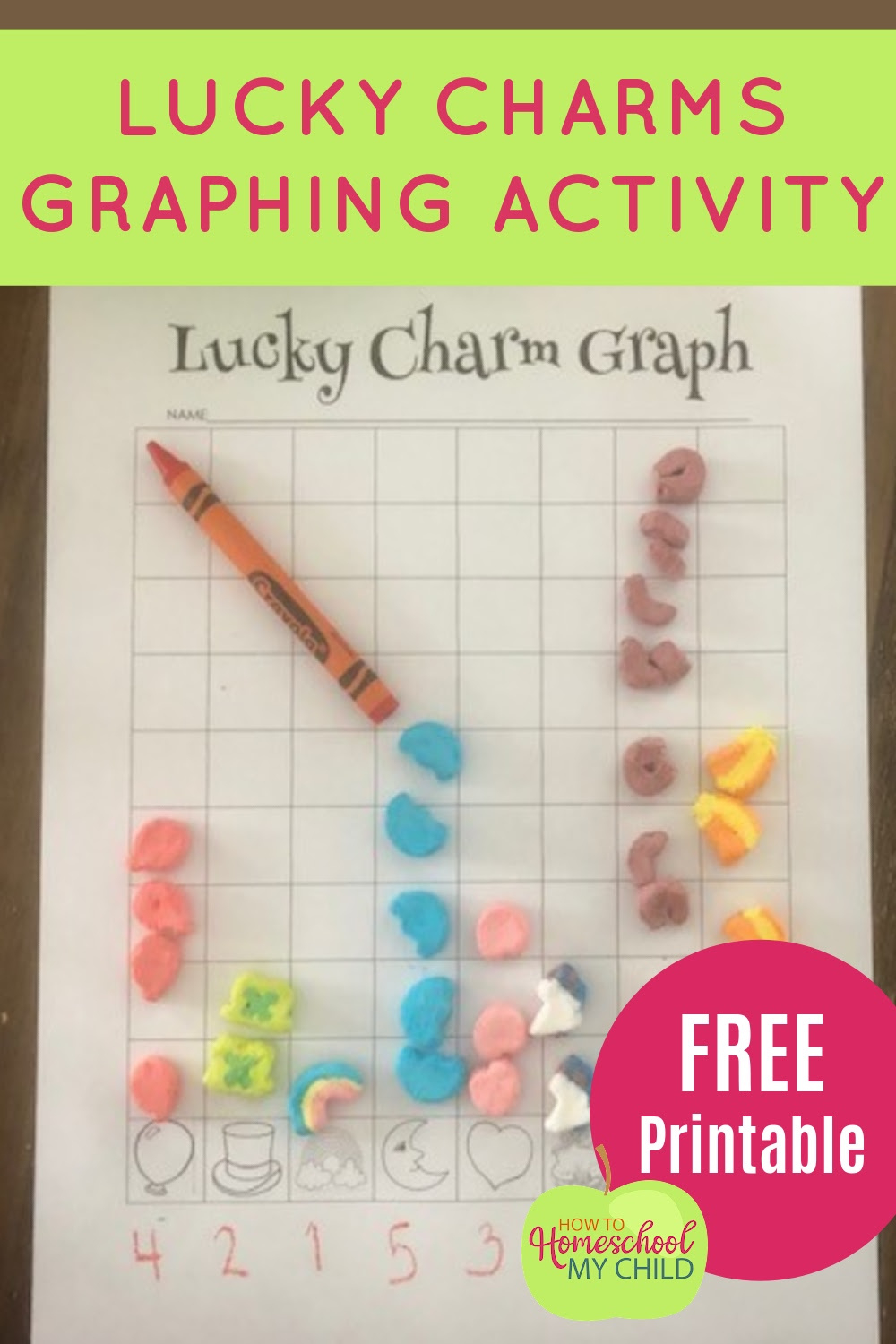 Lucky Charms Graphing Printable - How To Homeschool My Child in Free Lucky Charms Graphing Printable
