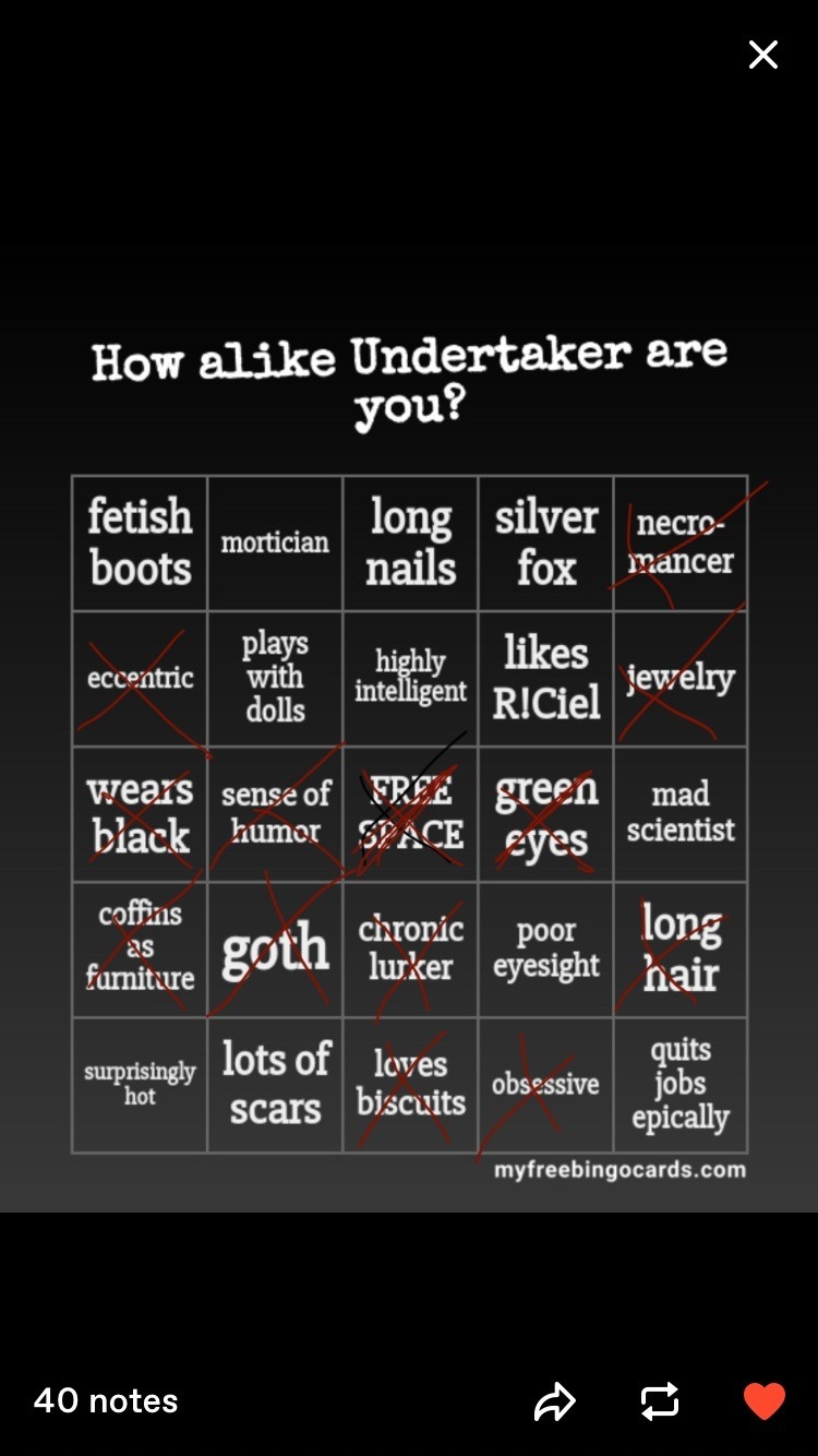 Memento Mori — Darn:( throughout Sssniperwolf Bingo Card Generator