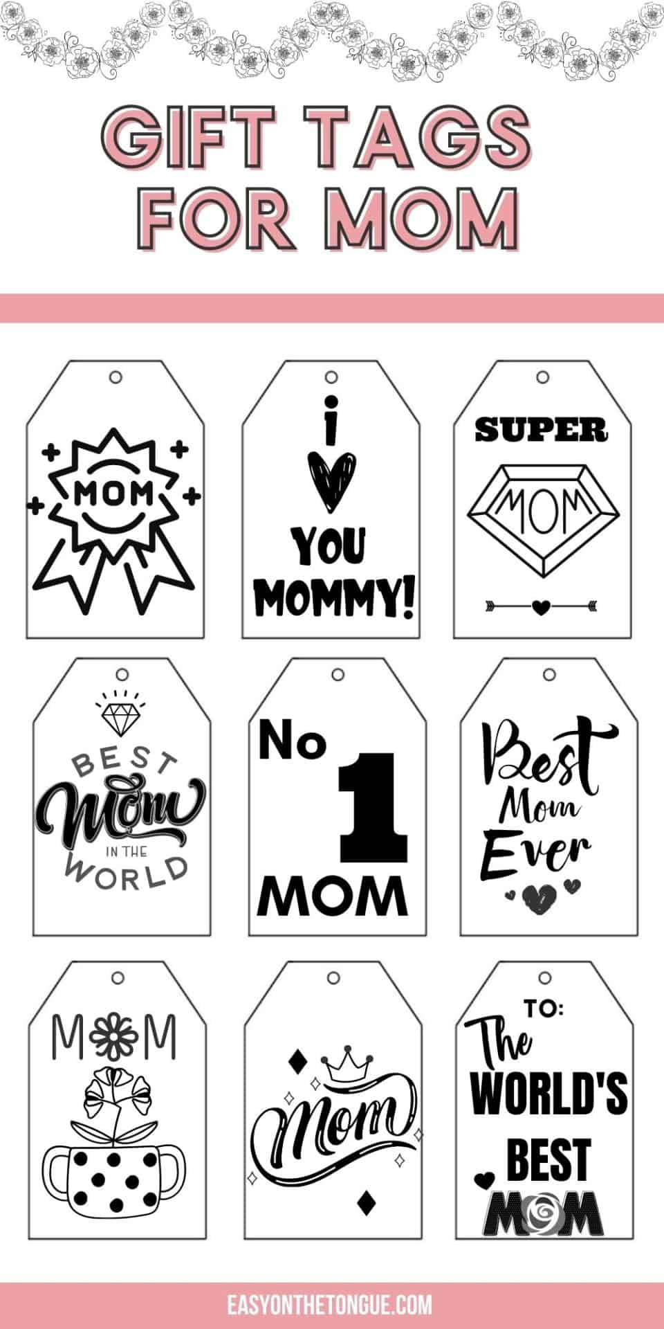 Mother S Unbeatable Day Gift intended for Mother&amp;amp;#039;s Day Gift Tags Free Printable