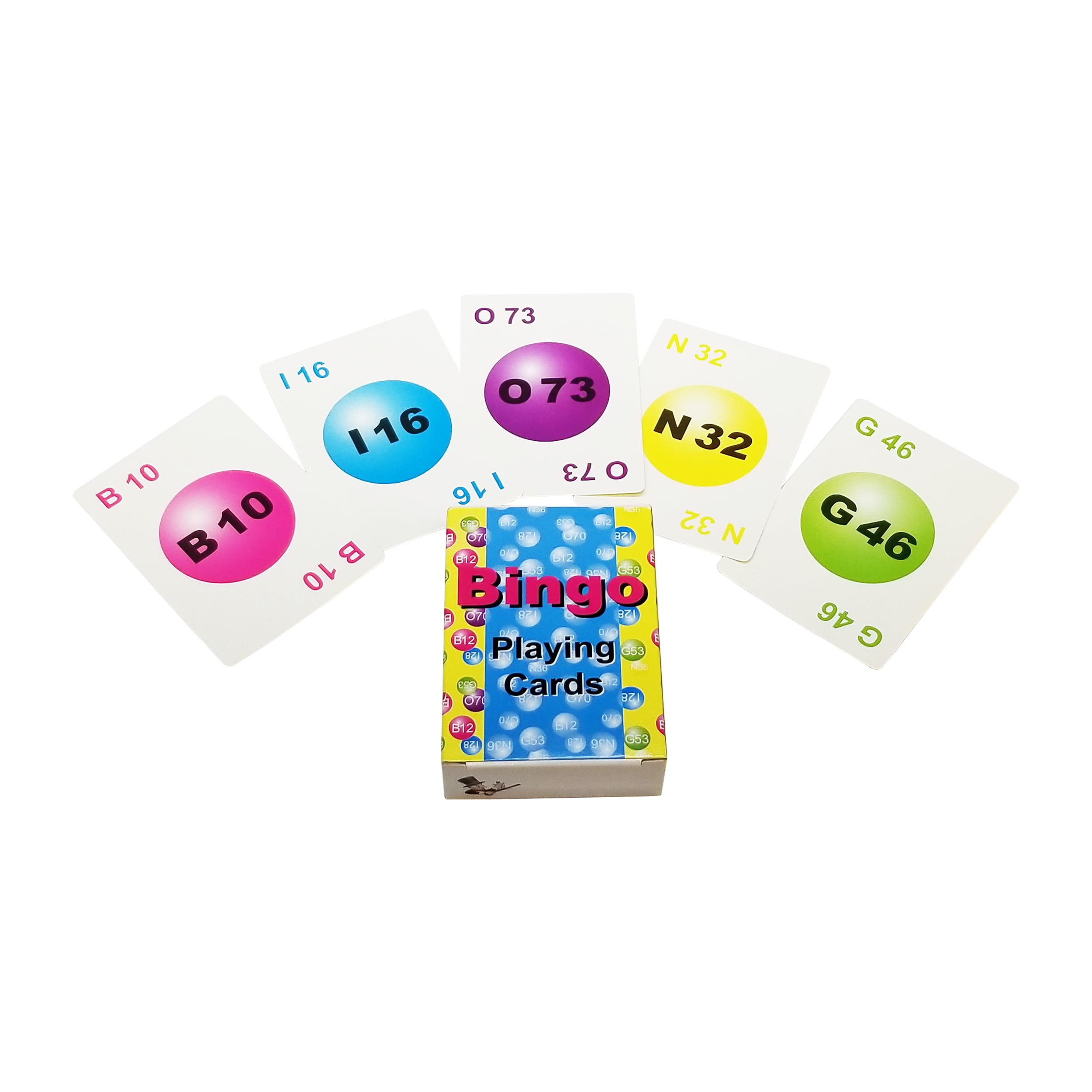 Mr Chips Professional Plastic Coated Bingo Cards - Deck Of 75 for Bingo Calling Card Deck