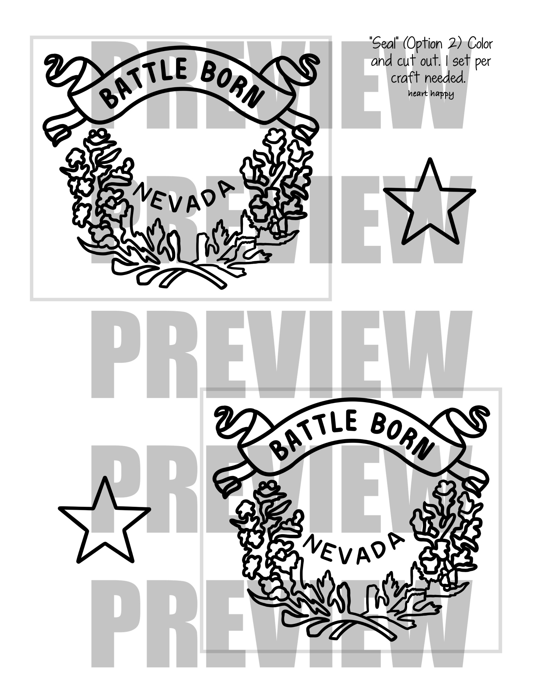 Nevada State Flag Craft | Nevada State Symbols - Classful inside Printable Nevada State Flag