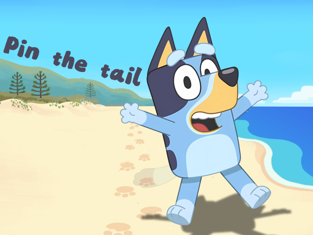 New] Pin The Tail On Bluey – Free Printable Pdf intended for Pin the Tail on Bluey Printable Free