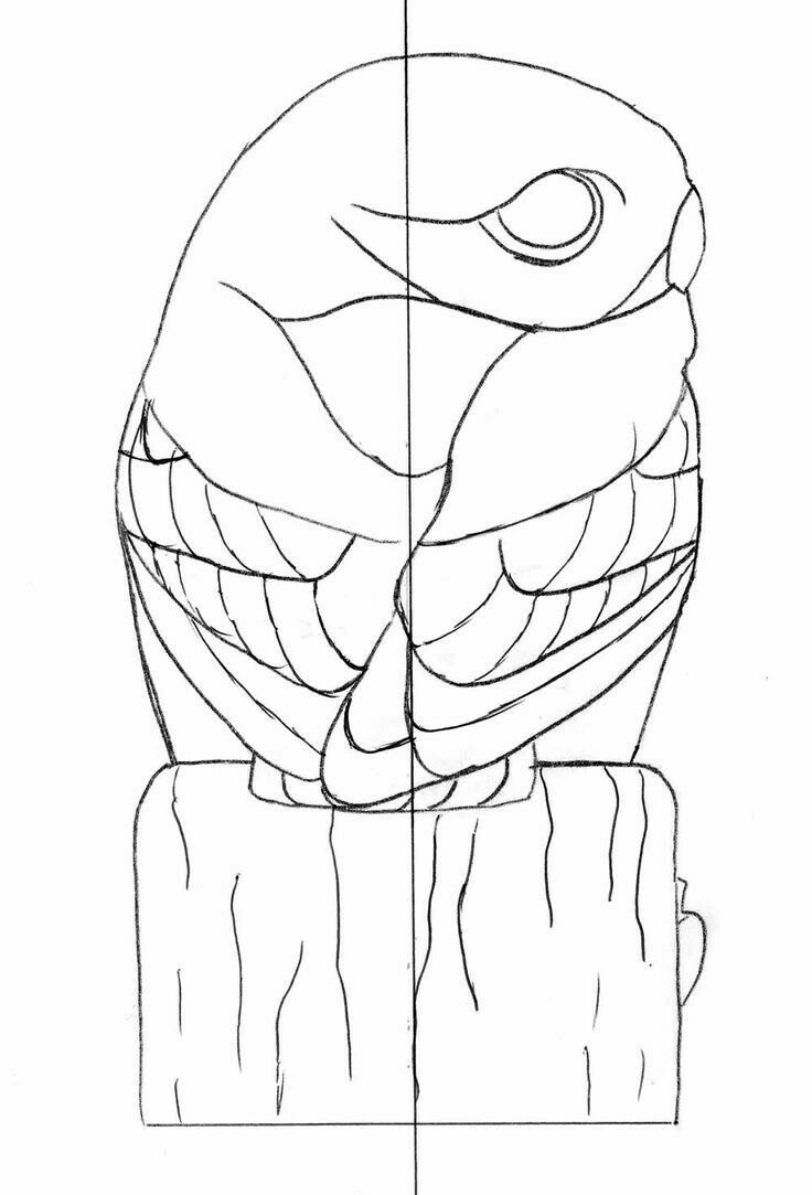 Owl Carving Patterns For Woodworking throughout Printable Bird Carving Patterns