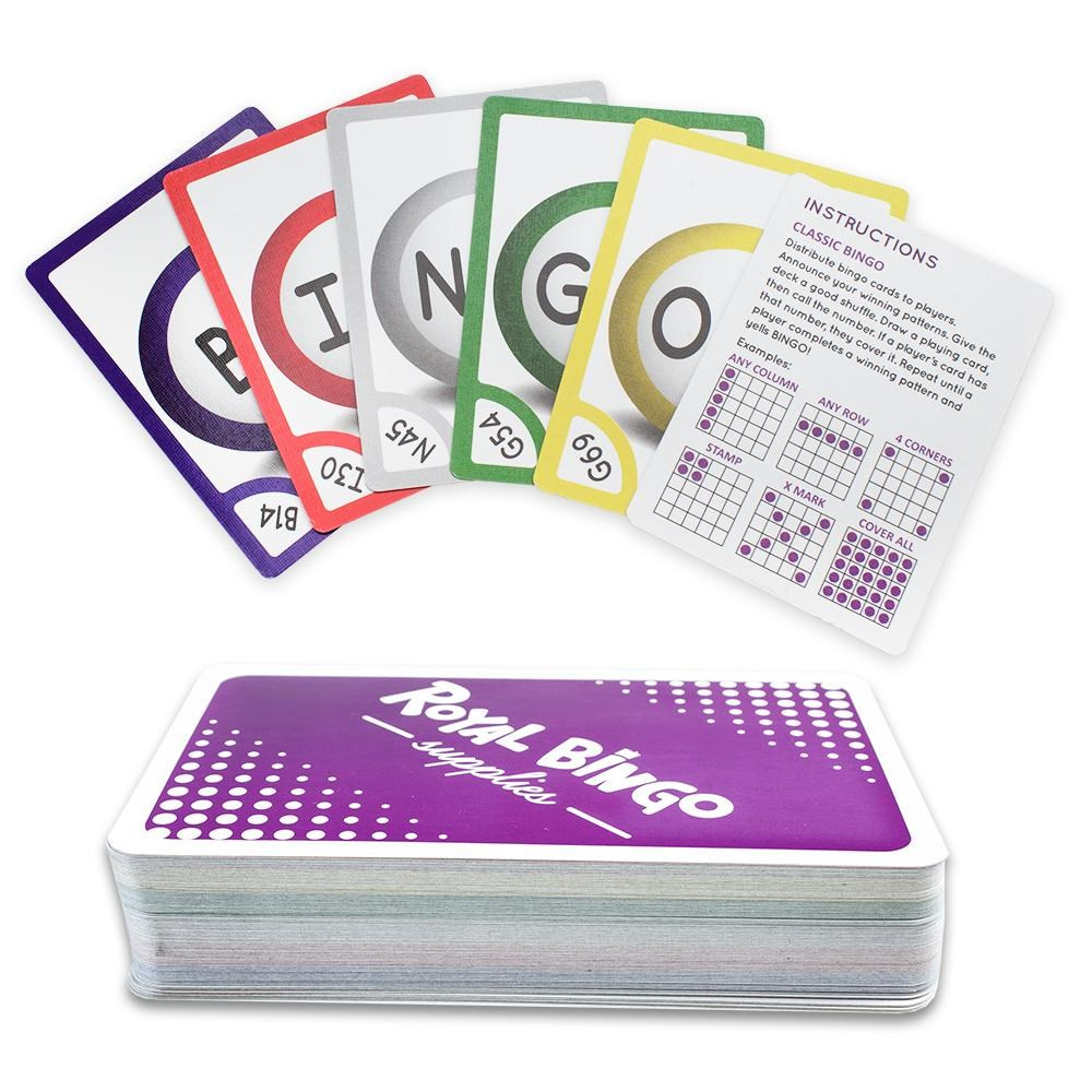 Pack Of 81 Bingo Calling Cards - Pocket-Sized, Easy-Read | Gbin-801 pertaining to Bingo Calling Card Deck