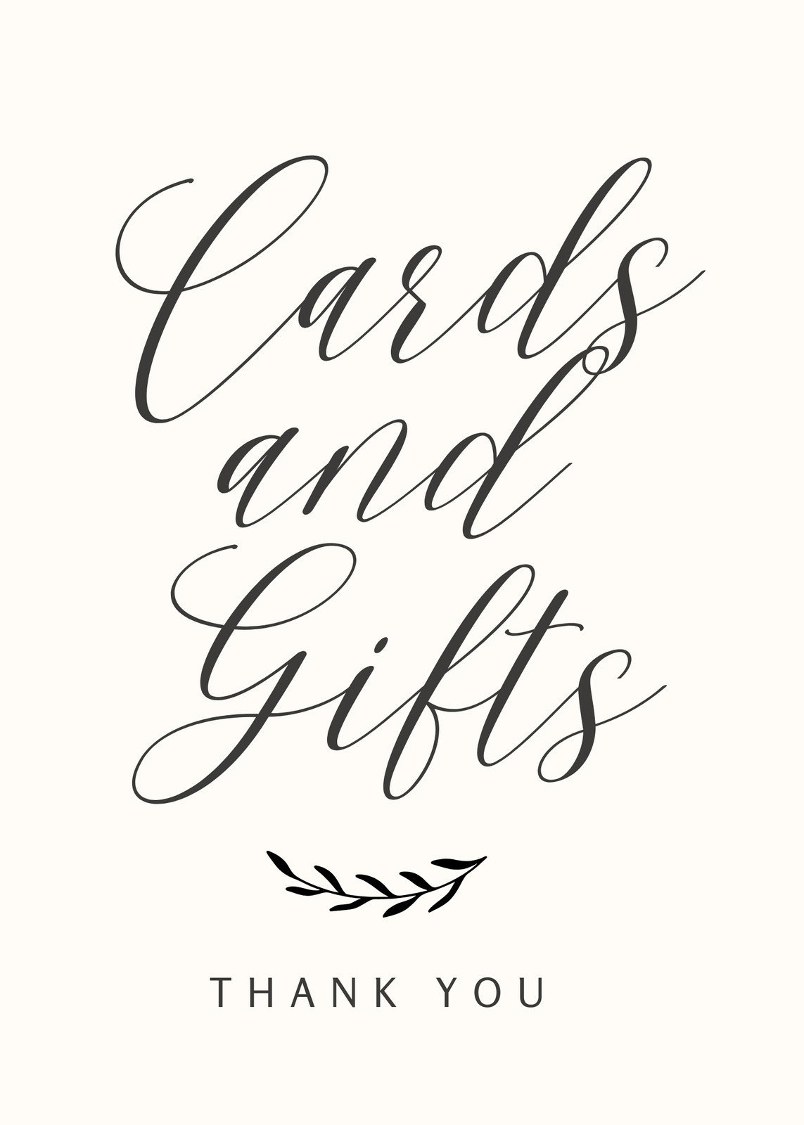 Page 2 - Free Custom Printable Wedding Thank You Card Templates pertaining to Free Printable Cards and Gifts Sign