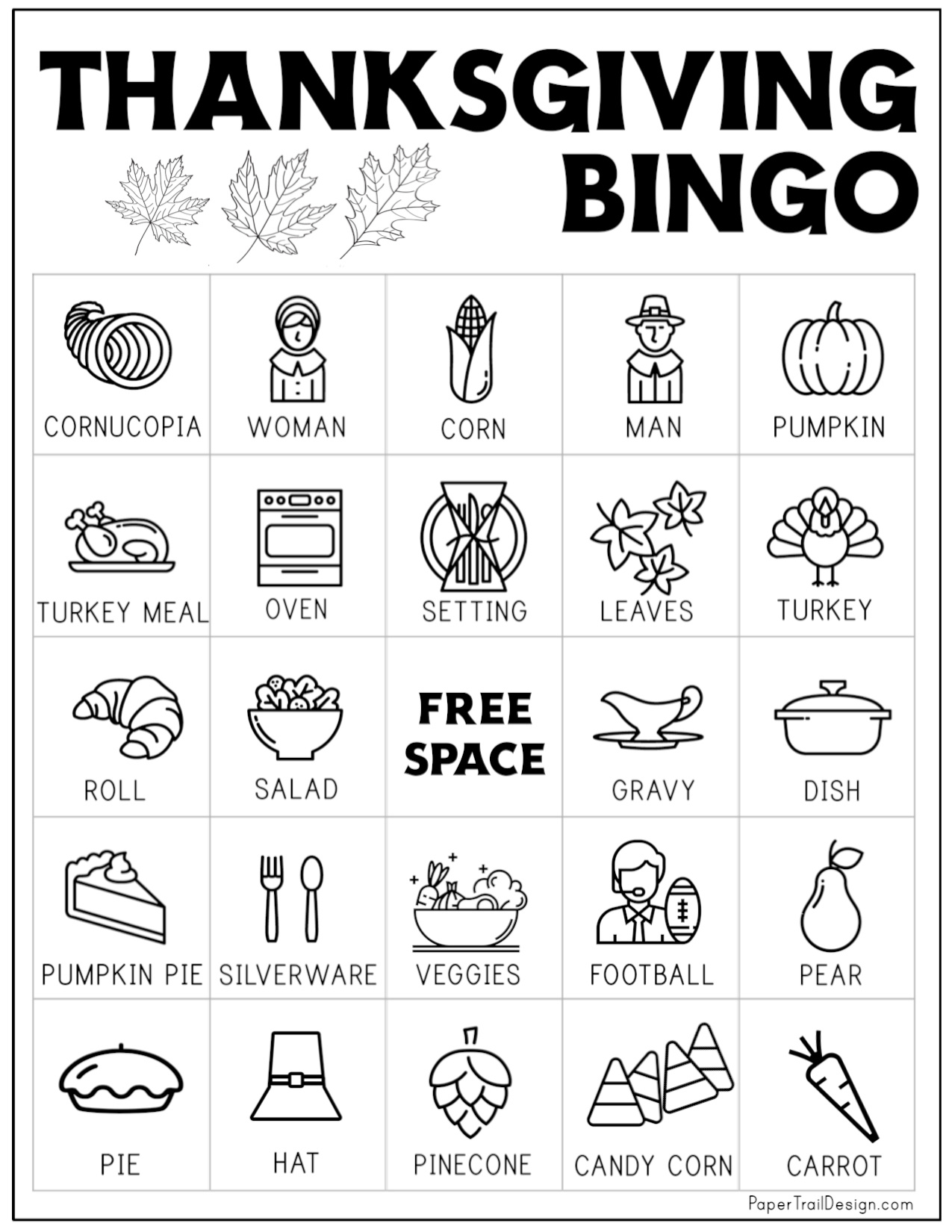 Pin Page regarding Thanksgiving Bingo Printable Cards