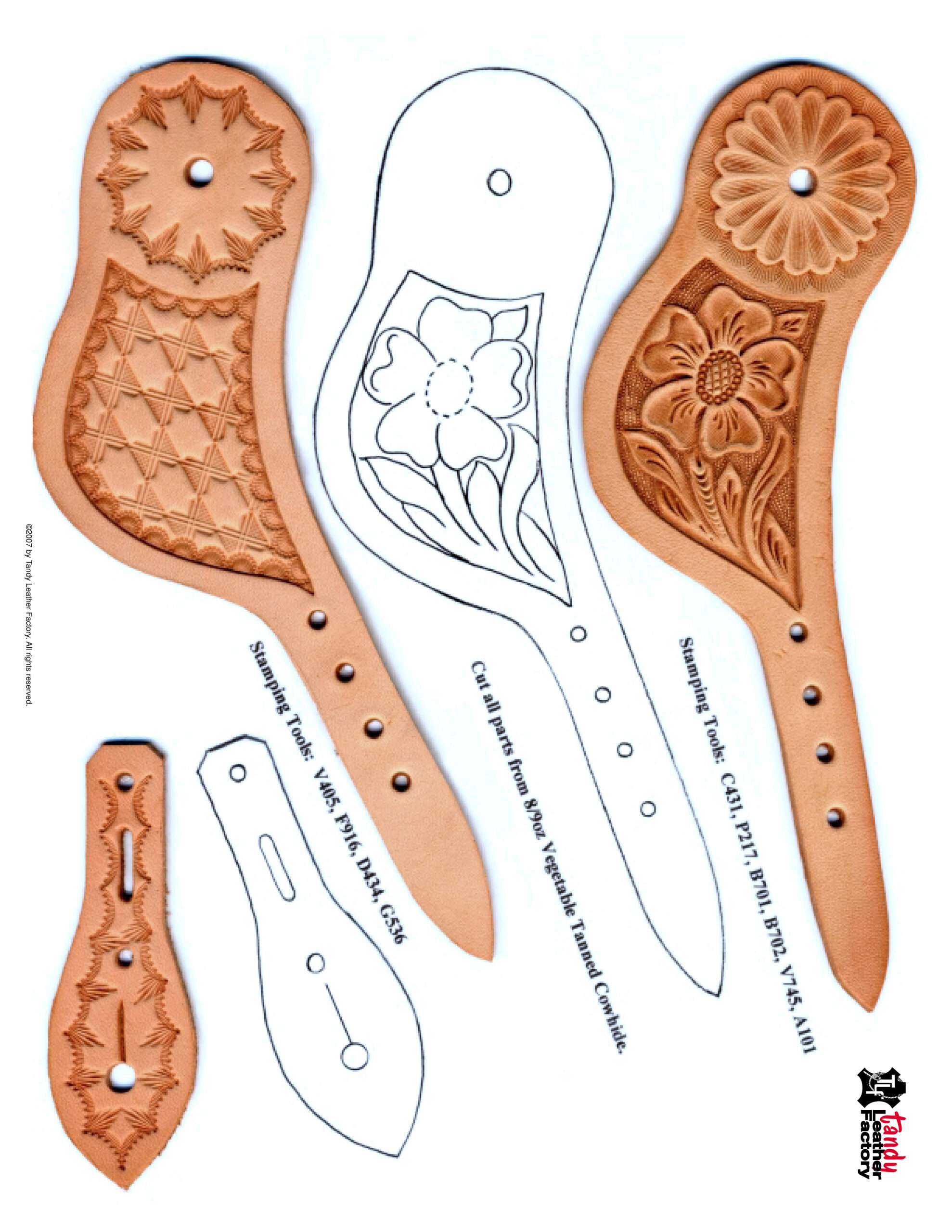Pin Page throughout Free Printable Spur Strap Patterns