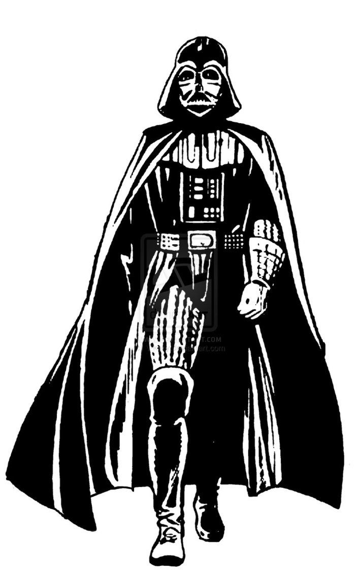 Pin Page with regard to Printable Darth Vader Stencil