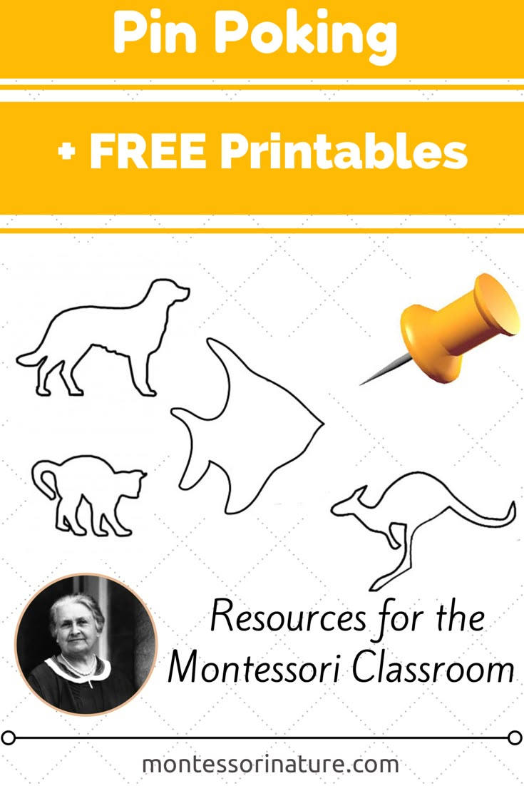 Pin Poking Activities And Free Printables inside Montessori Pin Poking Printable Free