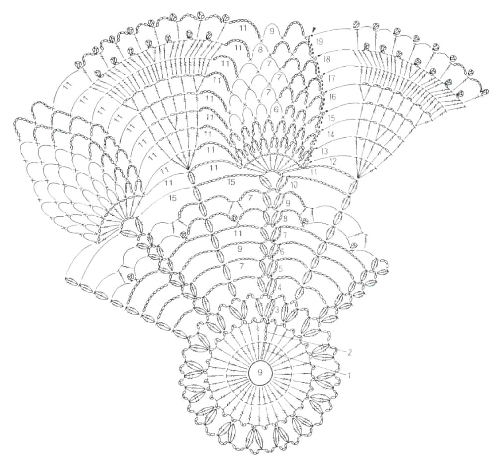 Pineapple Doily Crochet Pattern For Beginners - Mycrochetpattern regarding Printable Free Crochet Doily Patterns Diagrams